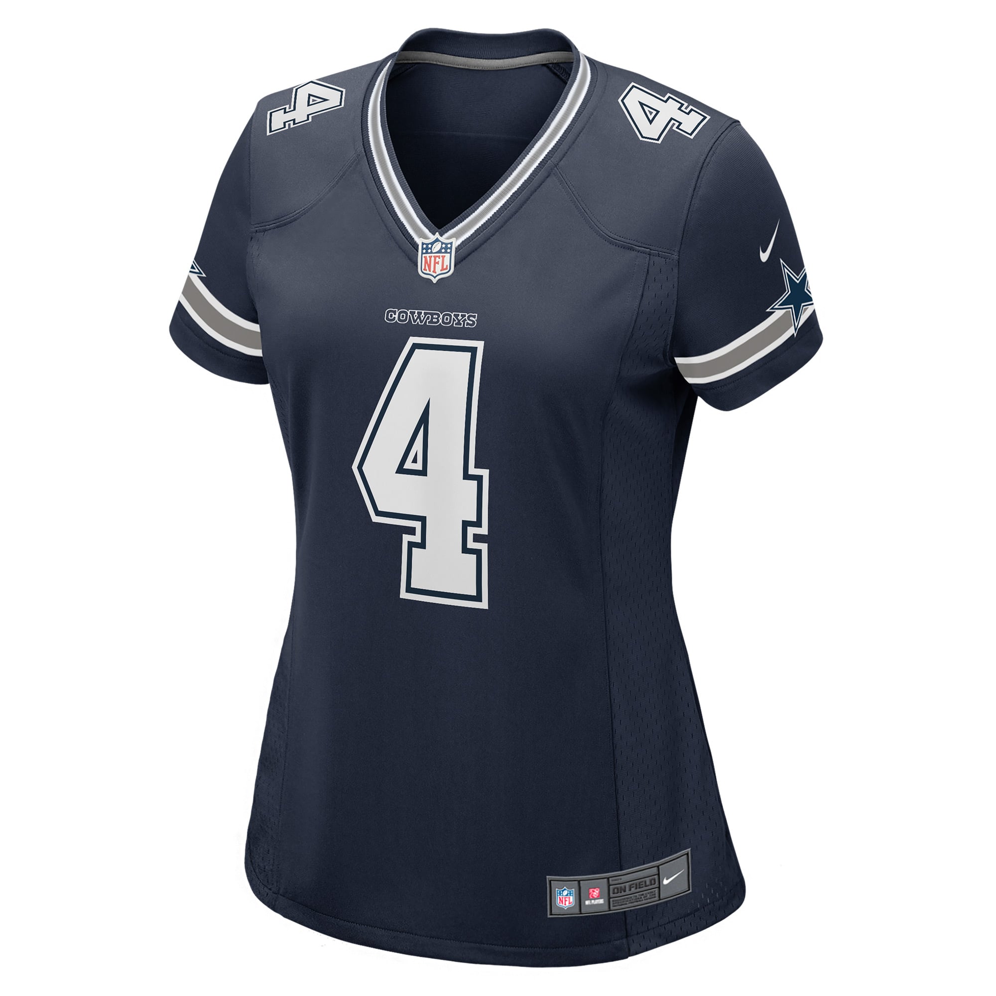 Dak Prescott Dallas Cowboys Women's Game Team Jersey - Navy - Image 3
