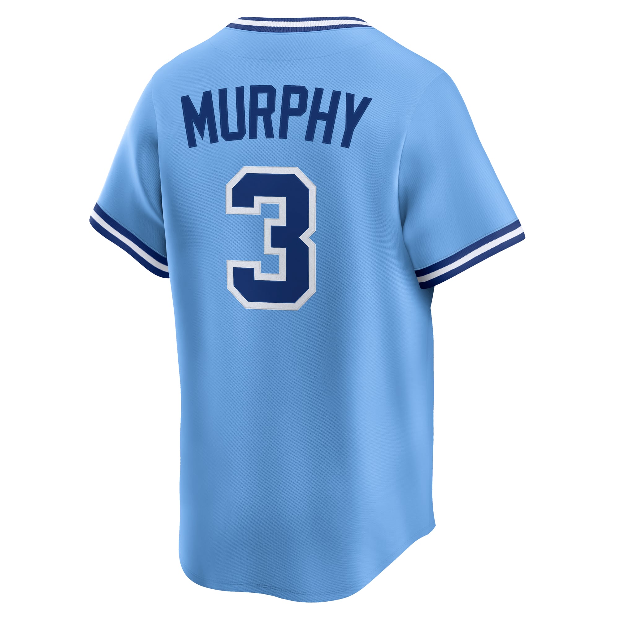 Dale Murphy Atlanta Braves Throwback Cooperstown Collection Limited Jersey - Light Blue - Image 4