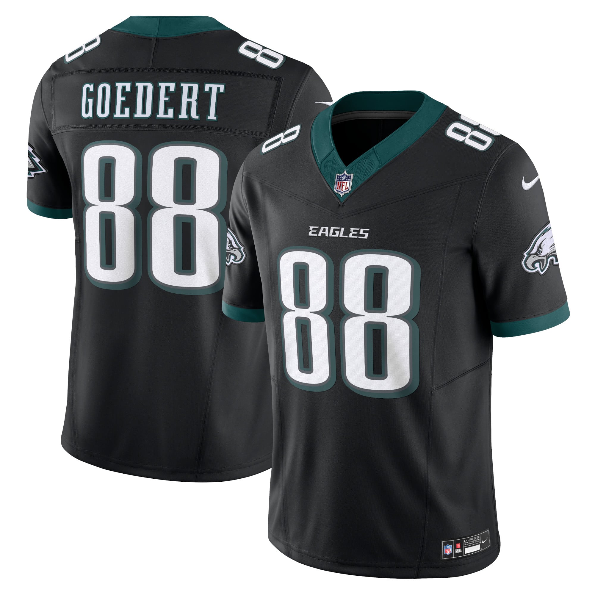 Dallas Goedert Philadelphia Eagles Vapor F.U.S.E. Limited Jersey - Black - Image 2