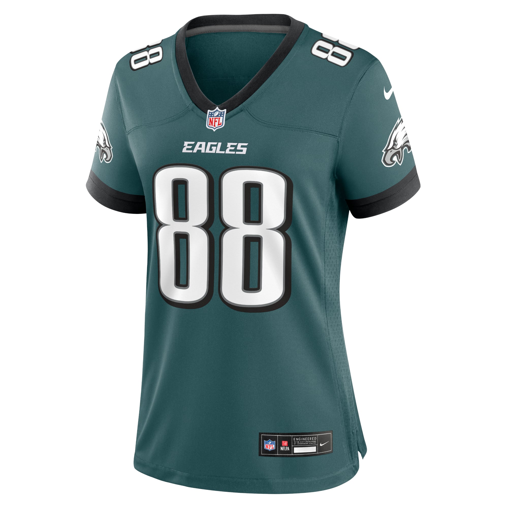 Dallas Goedert Philadelphia Eagles Women's Alternate Game Jersey - Midnight Green - Image 3