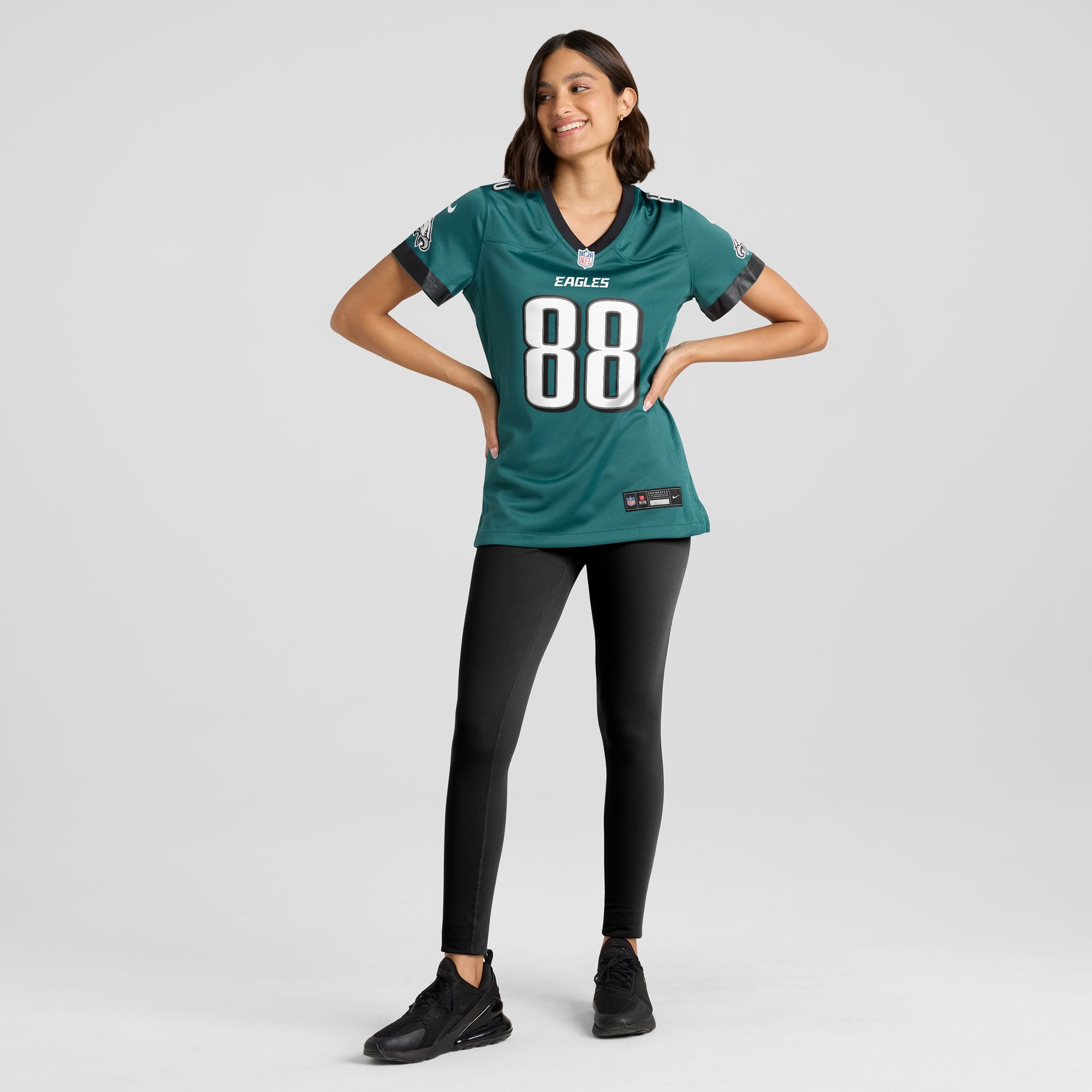 Dallas Goedert Philadelphia Eagles Women's Alternate Game Jersey - Midnight Green - Image 5