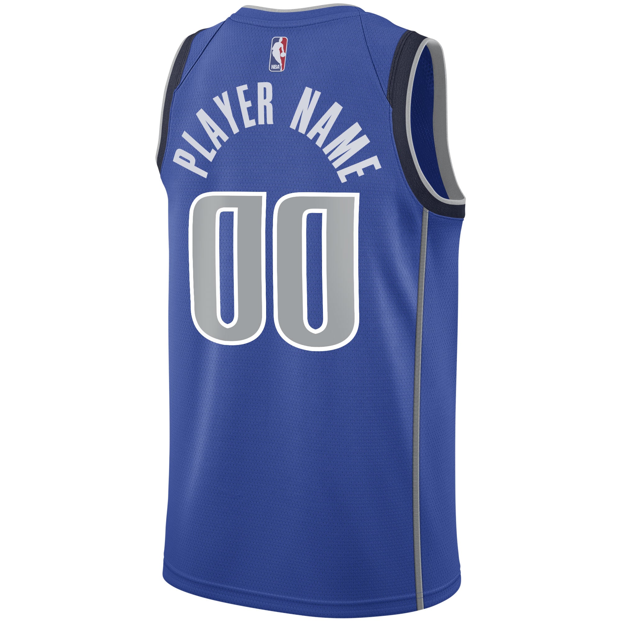 Dallas Mavericks 2020/21 Swingman Custom Jersey - Association Edition - Blue - Image 4