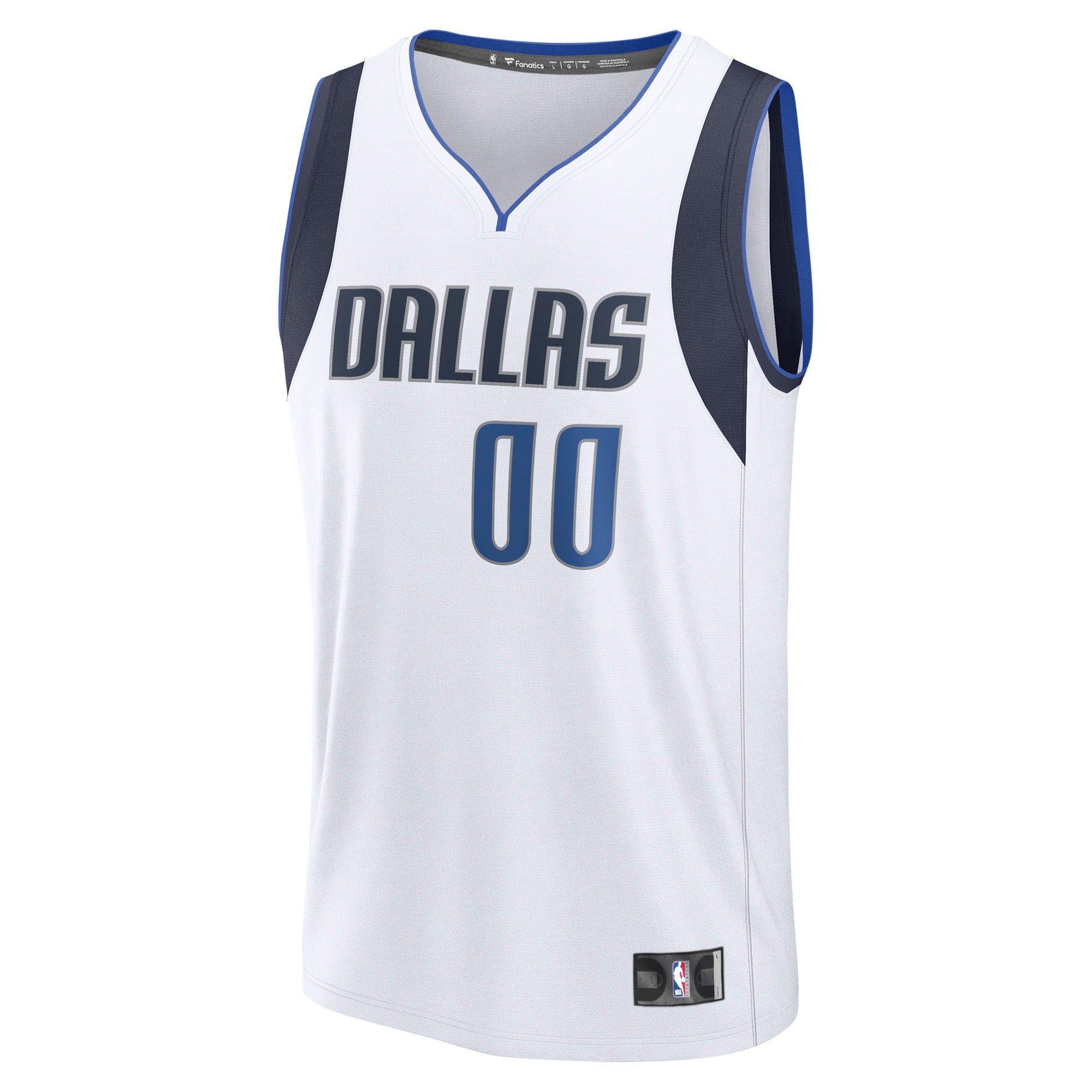 Dallas Mavericks Fast Break Custom Jersey - Statement Edition - White - Image 3