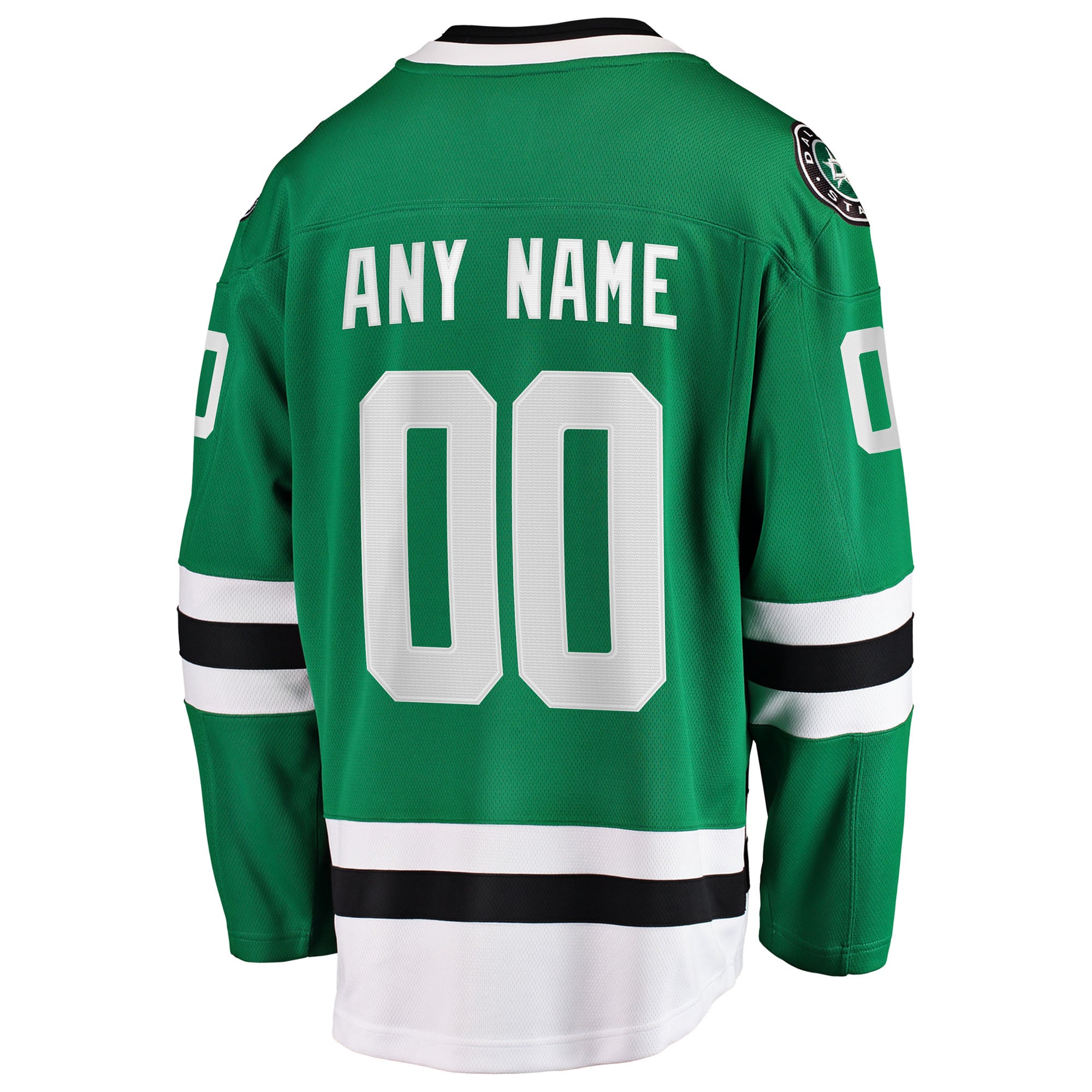 Dallas Stars Home Breakaway Custom Jersey - Green - Image 4