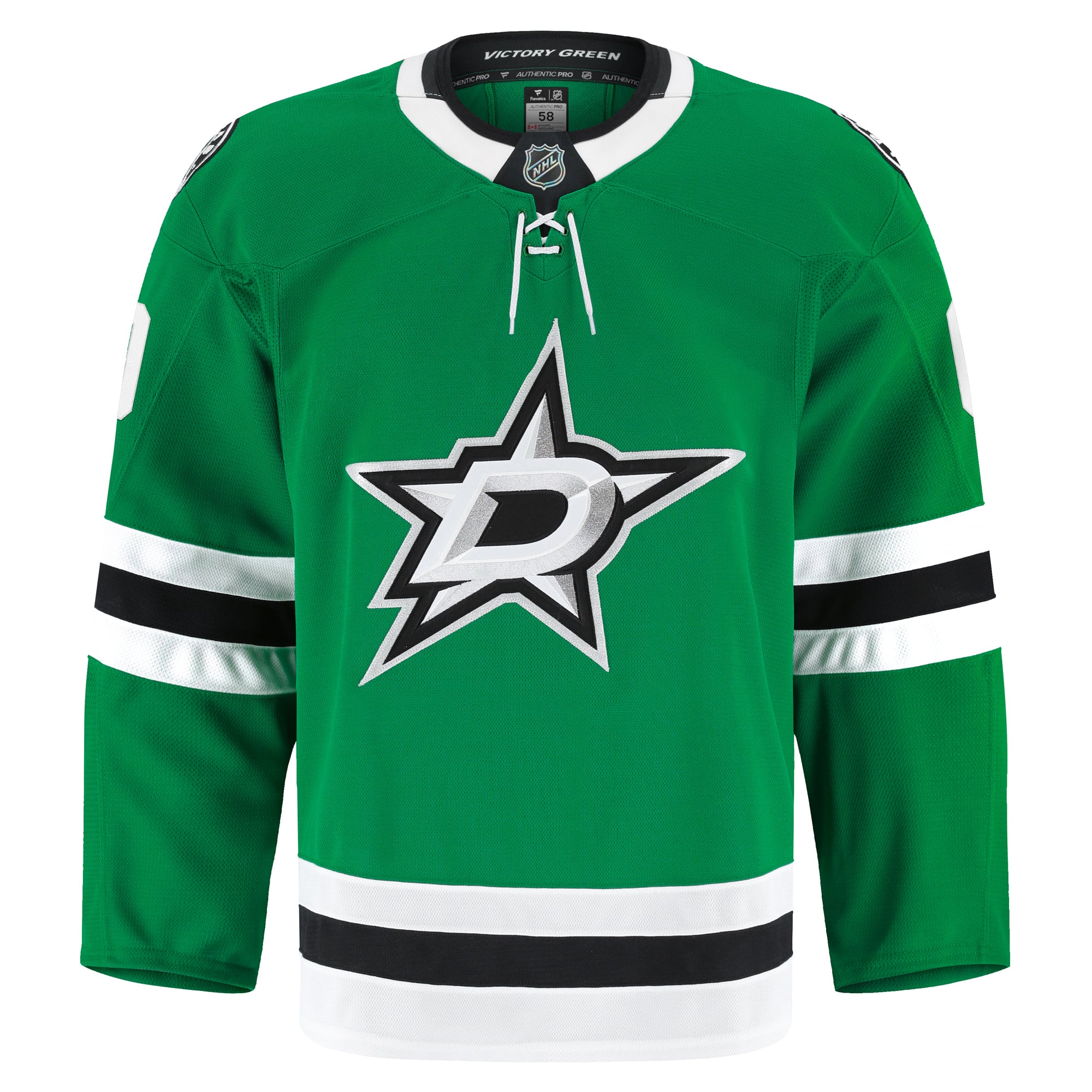 Dallas Stars Home Pro Custom Jersey - Kelly Green - Image 3