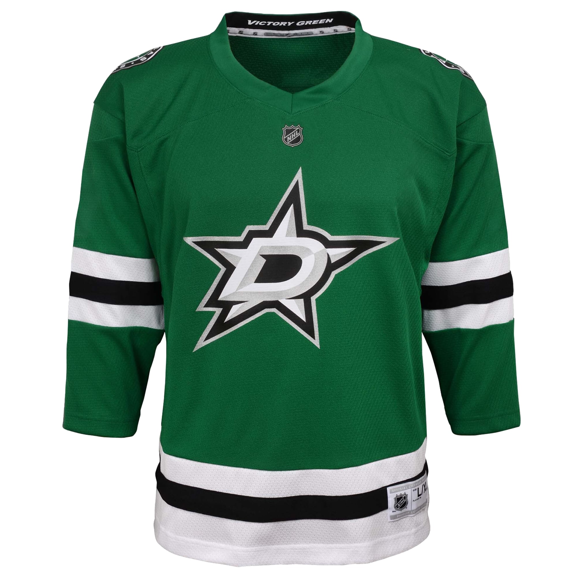 Dallas Stars Youth Home Custom Jersey - Green - Image 3