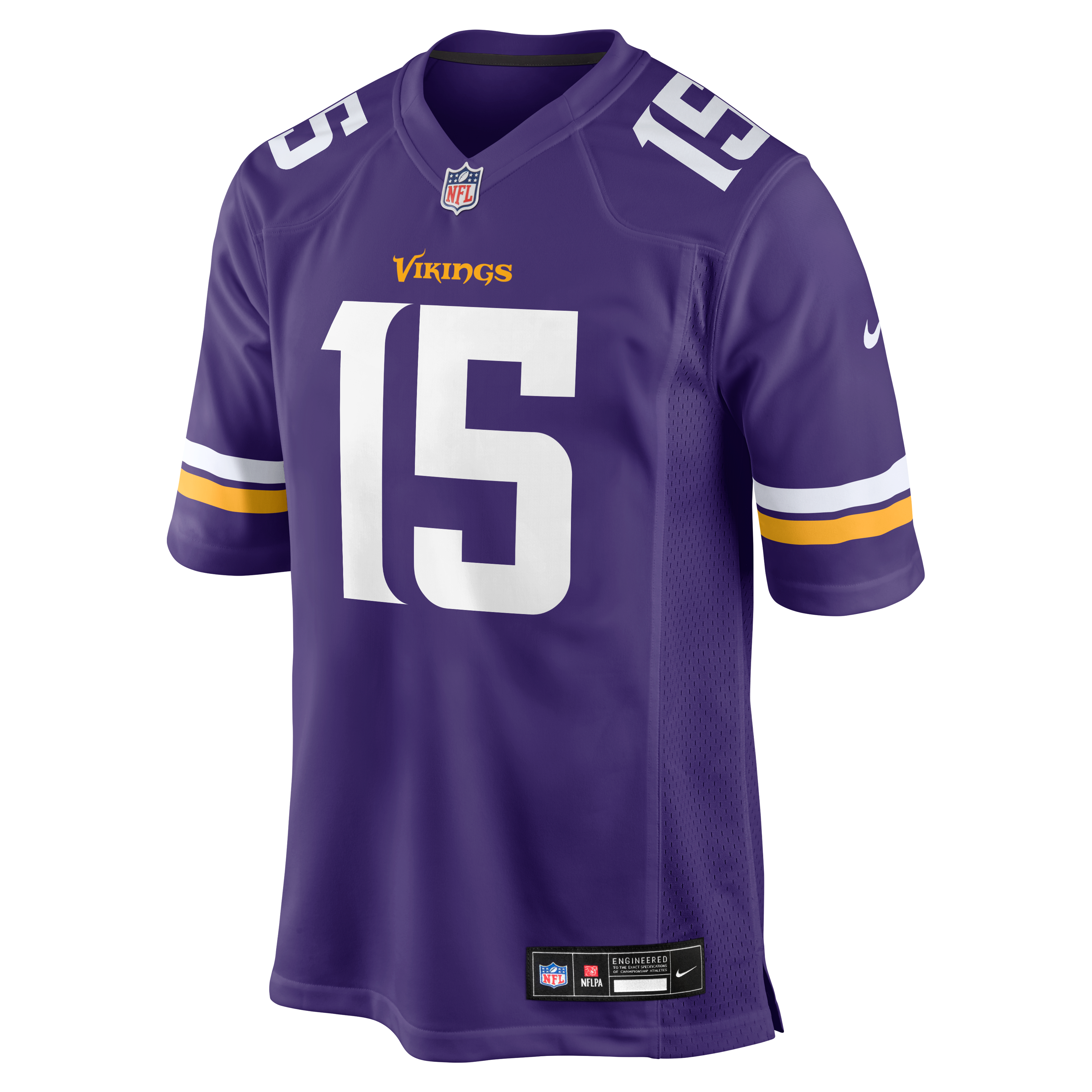 Dallas Turner Minnesota Vikings Game Jersey - Purple - Purple - Image 3
