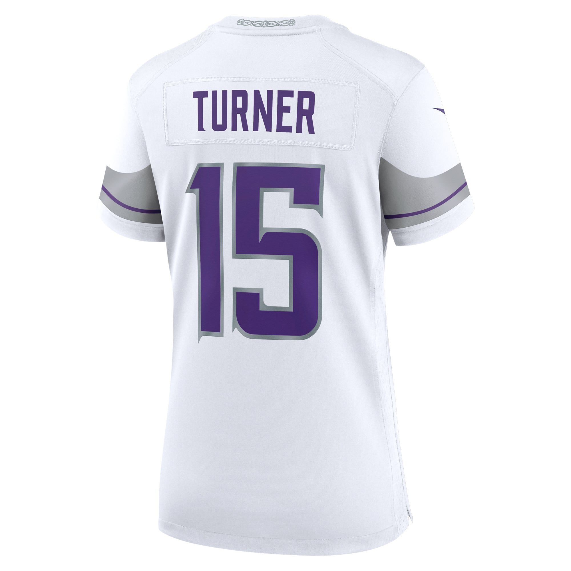 Dallas Turner Minnesota Vikings Women's Alternate Game Jersey - White - White - Image 4