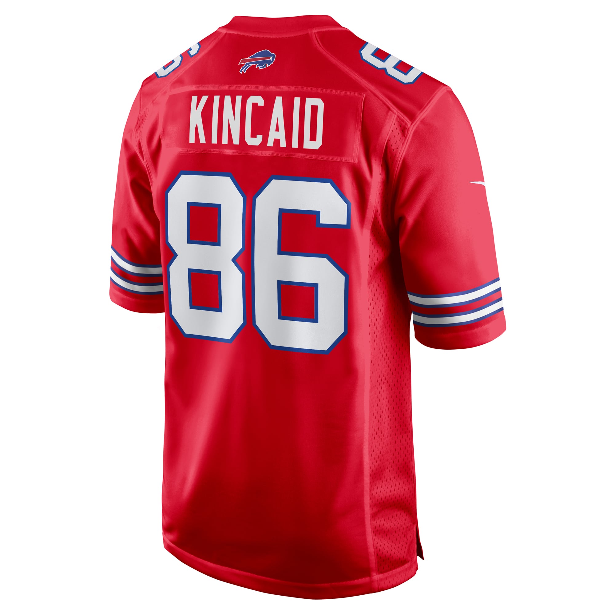 Dalton Kincaid Buffalo Bills Game Jersey - Red - Image 4