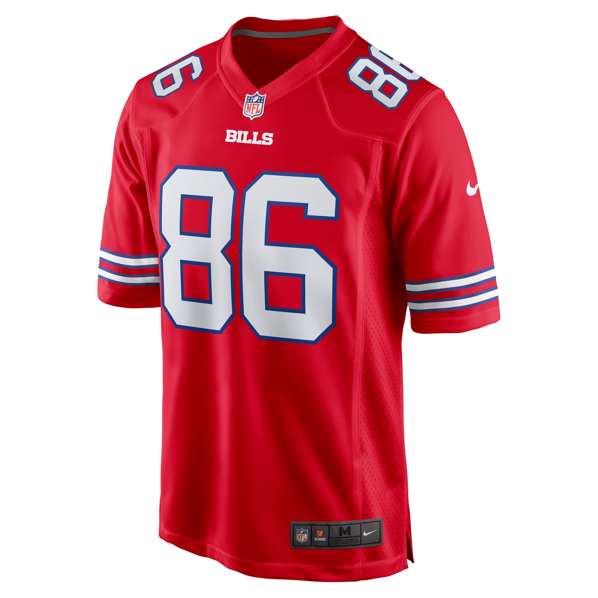 Dalton Kincaid Buffalo Bills Game Jersey - Red - Image 3