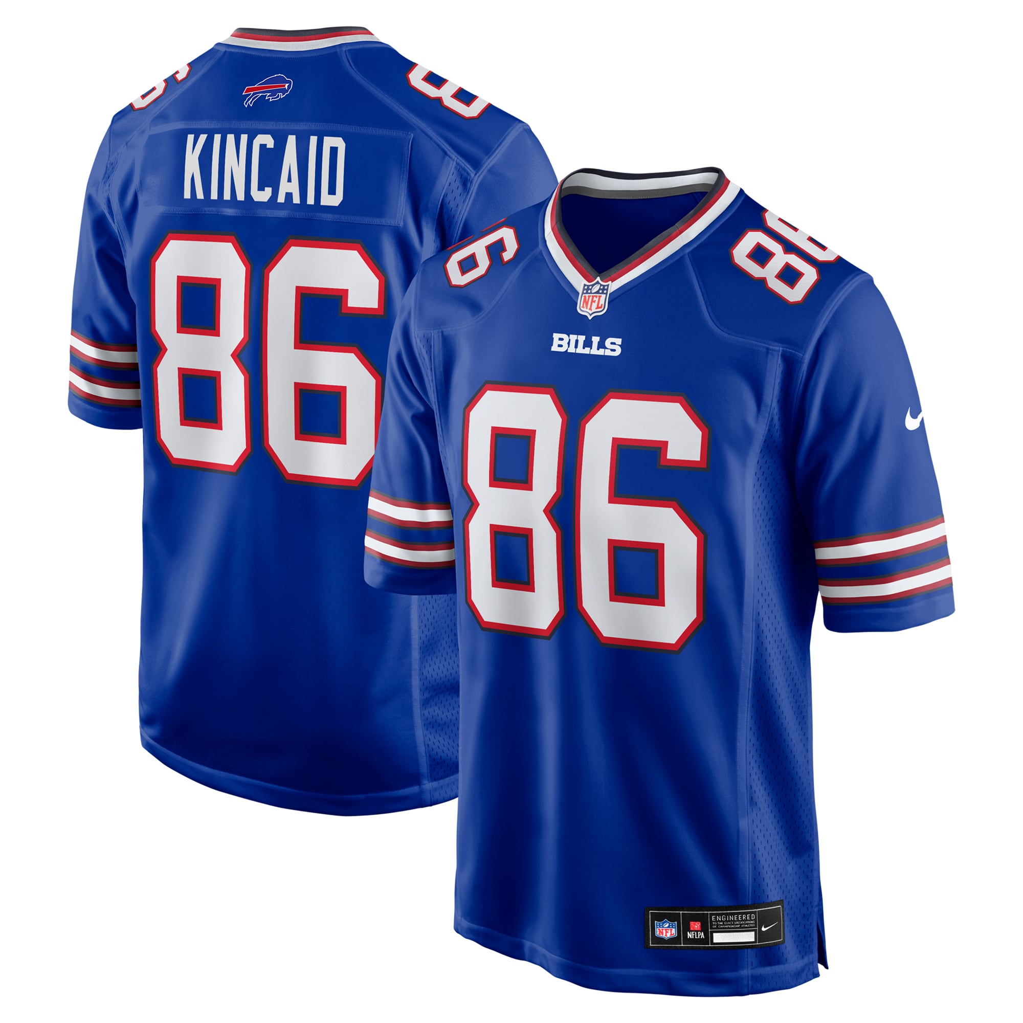 Dalton Kincaid Buffalo Bills Game Jersey - Royal - Image 2