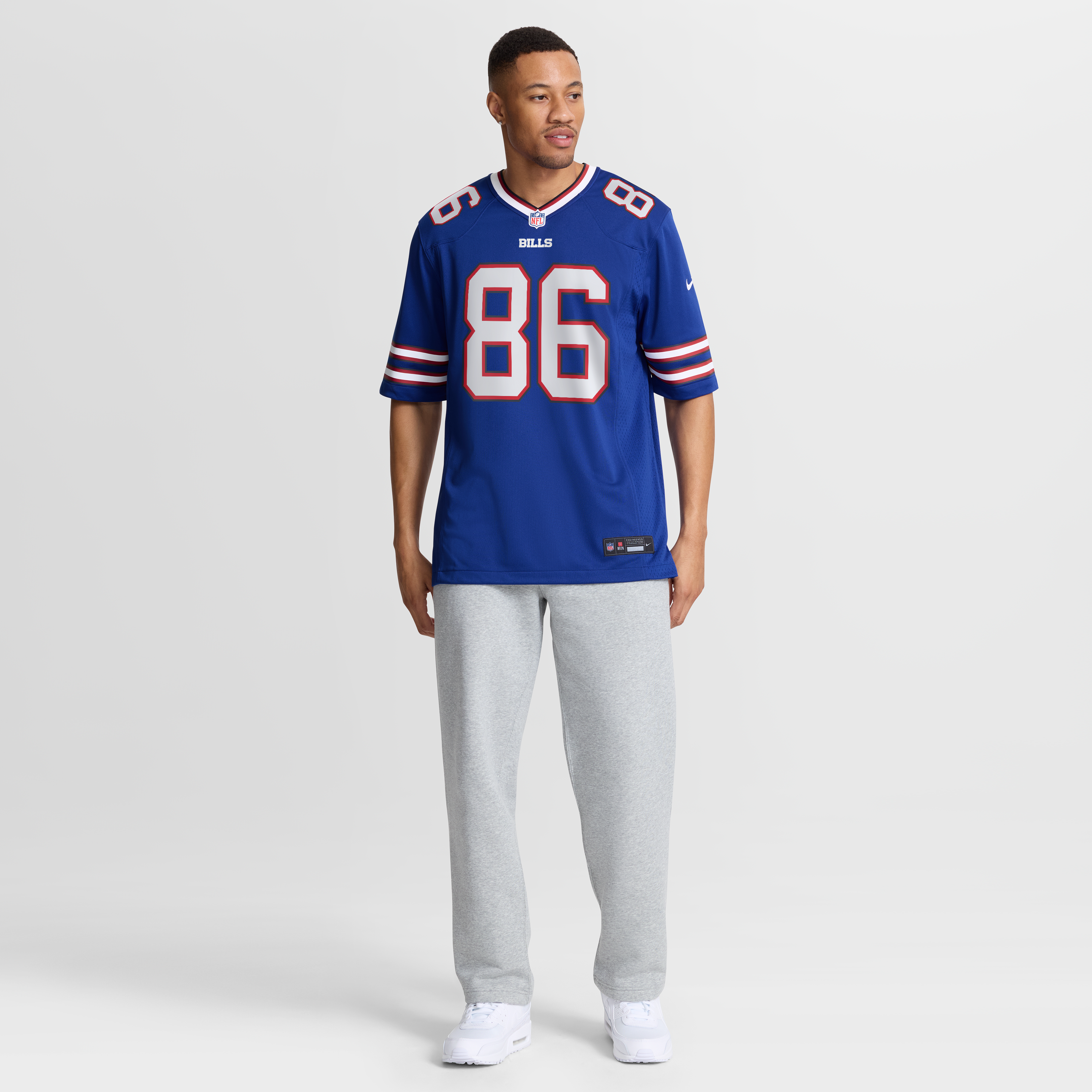 Dalton Kincaid Buffalo Bills Game Jersey - Royal - Image 8