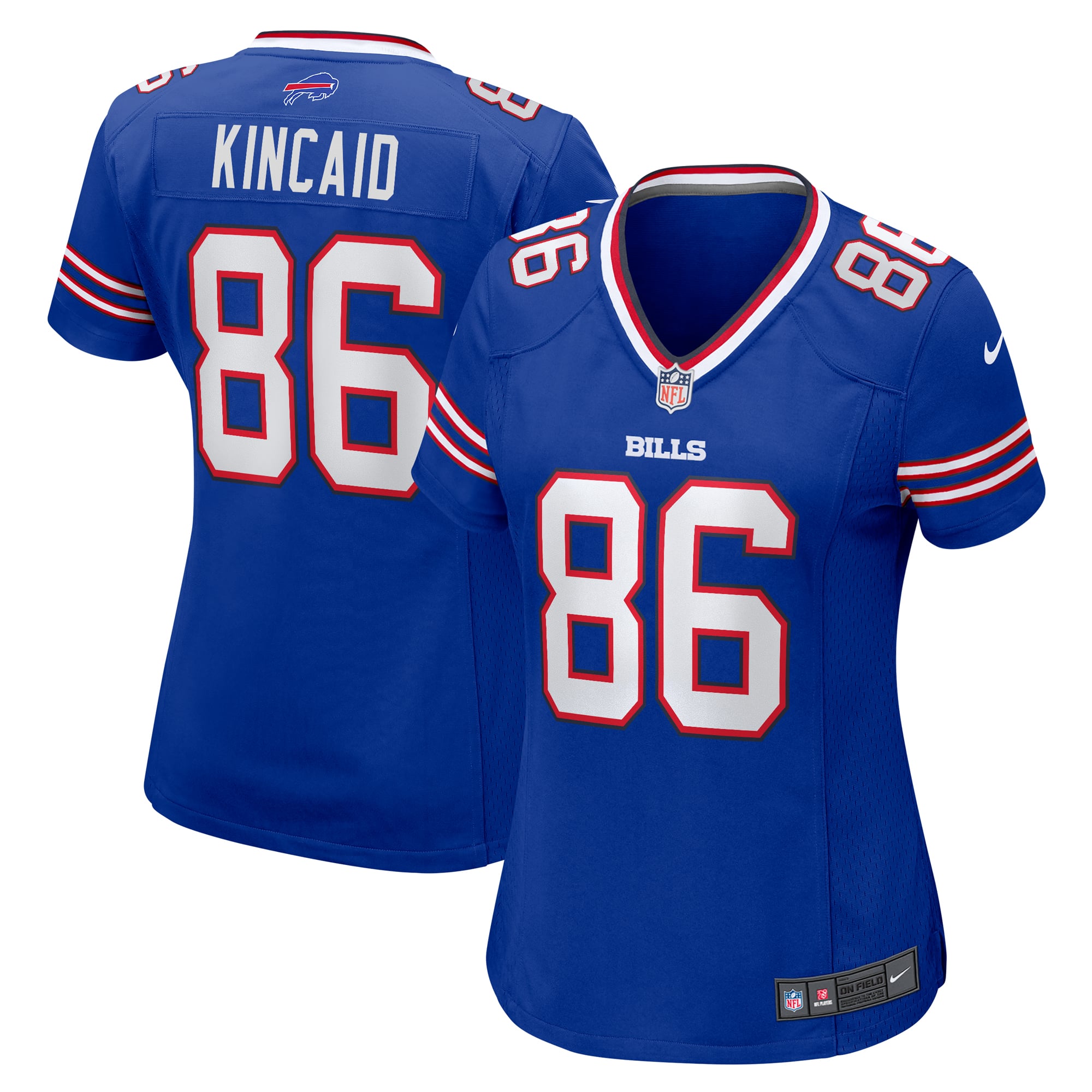 Dalton Kincaid Buffalo Bills Women's Home Game Jersey - Royal