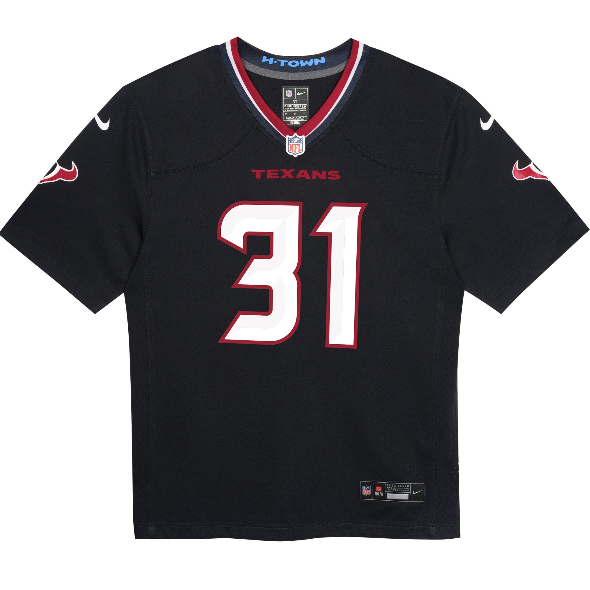 Dameon Pierce Houston Texans Preschool Game Jersey - Navy - Image 3