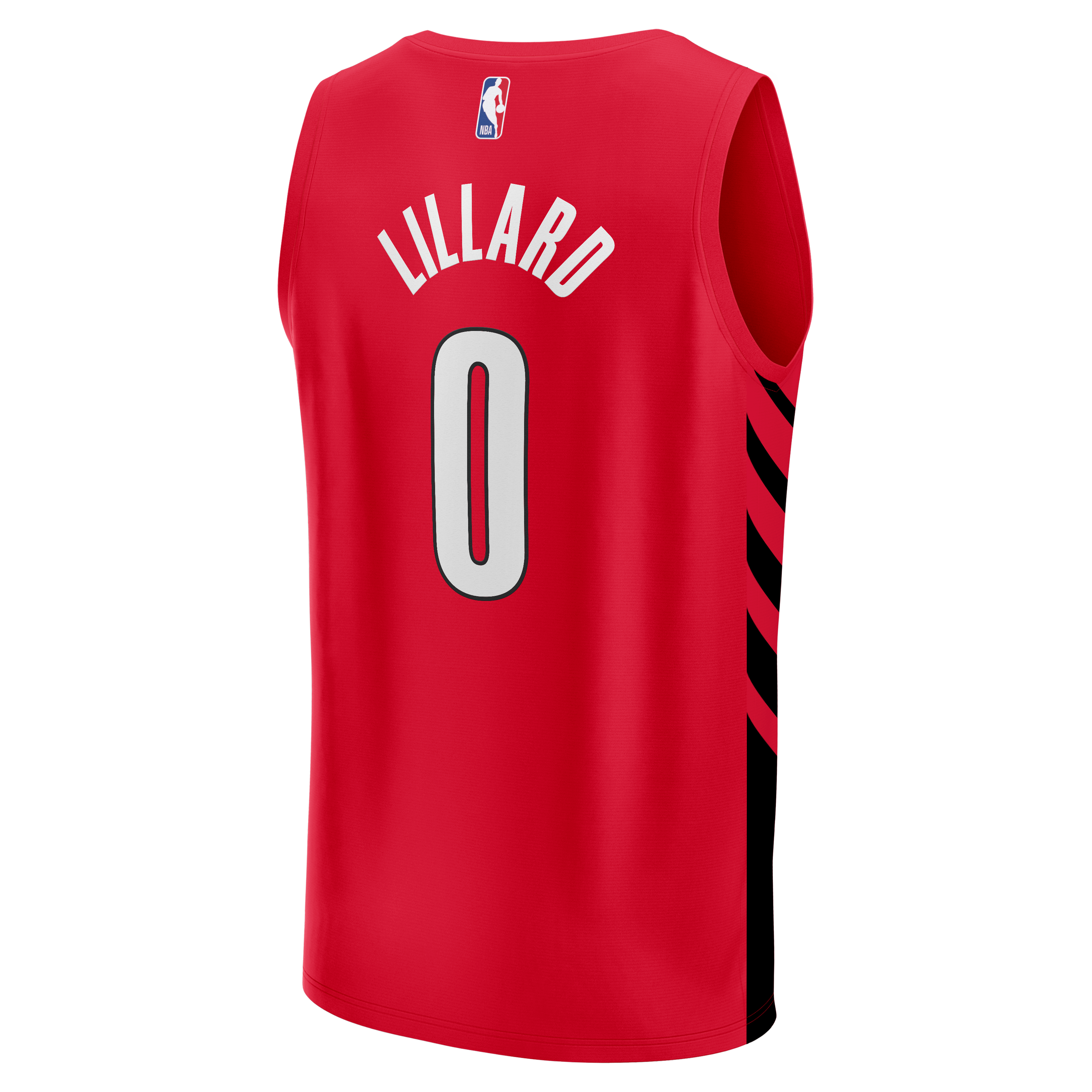 Damian Lillard Portland Trail Blazers Fast Break Jersey - Red - Statement Edition - Image 4