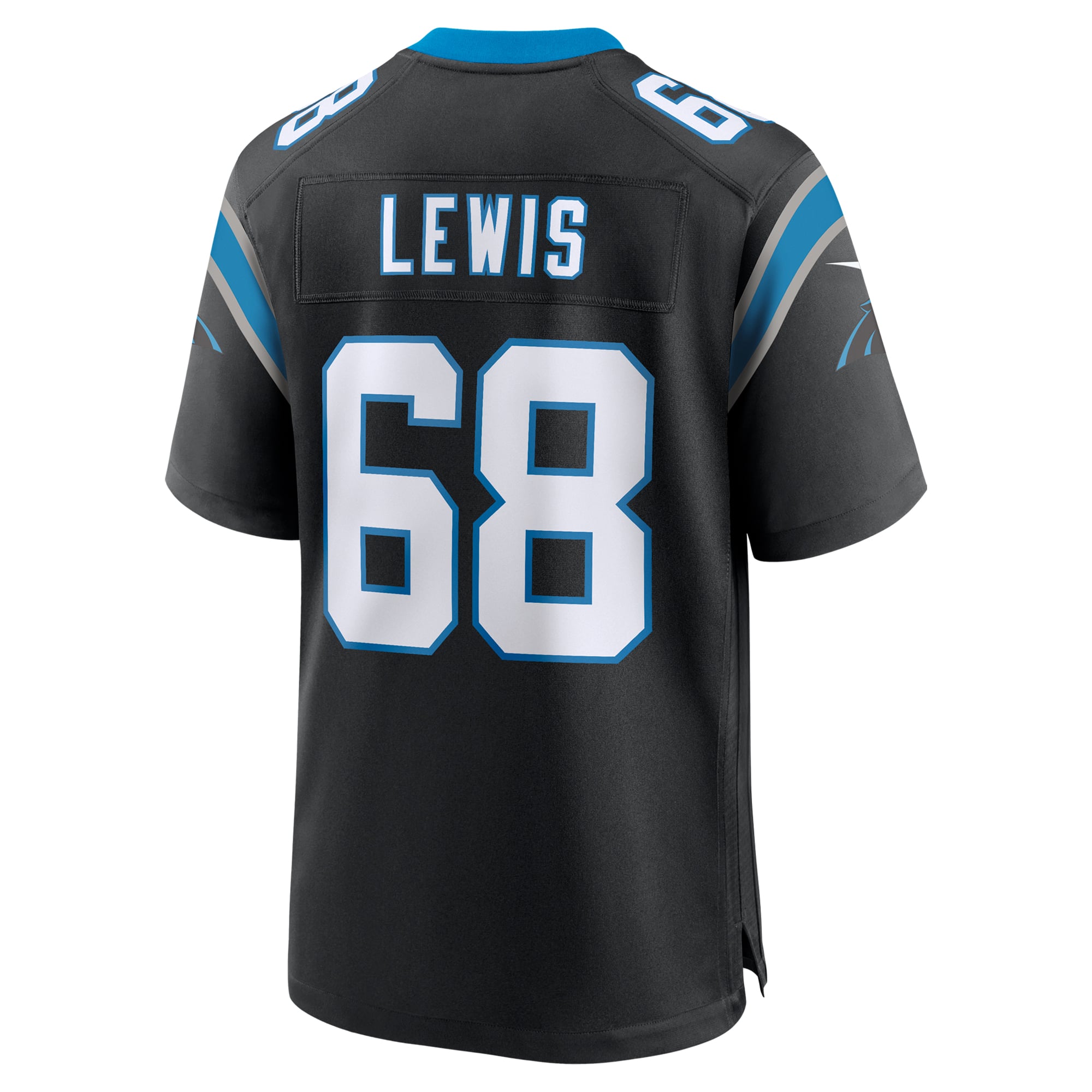 Damien Lewis Carolina Panthers Game Jersey - Black - Image 4