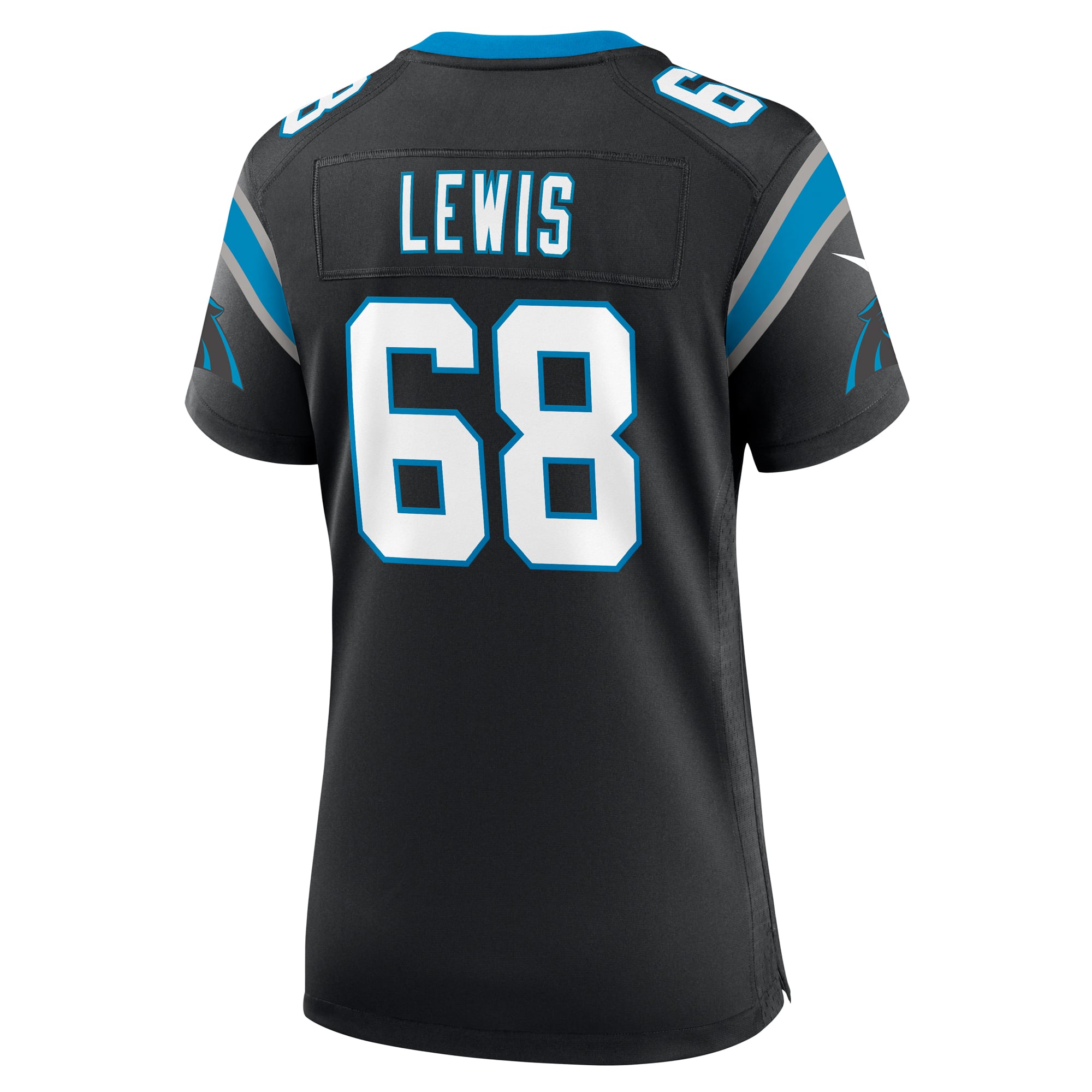 Damien Lewis Carolina Panthers Women's Game Jersey - Black - Image 4