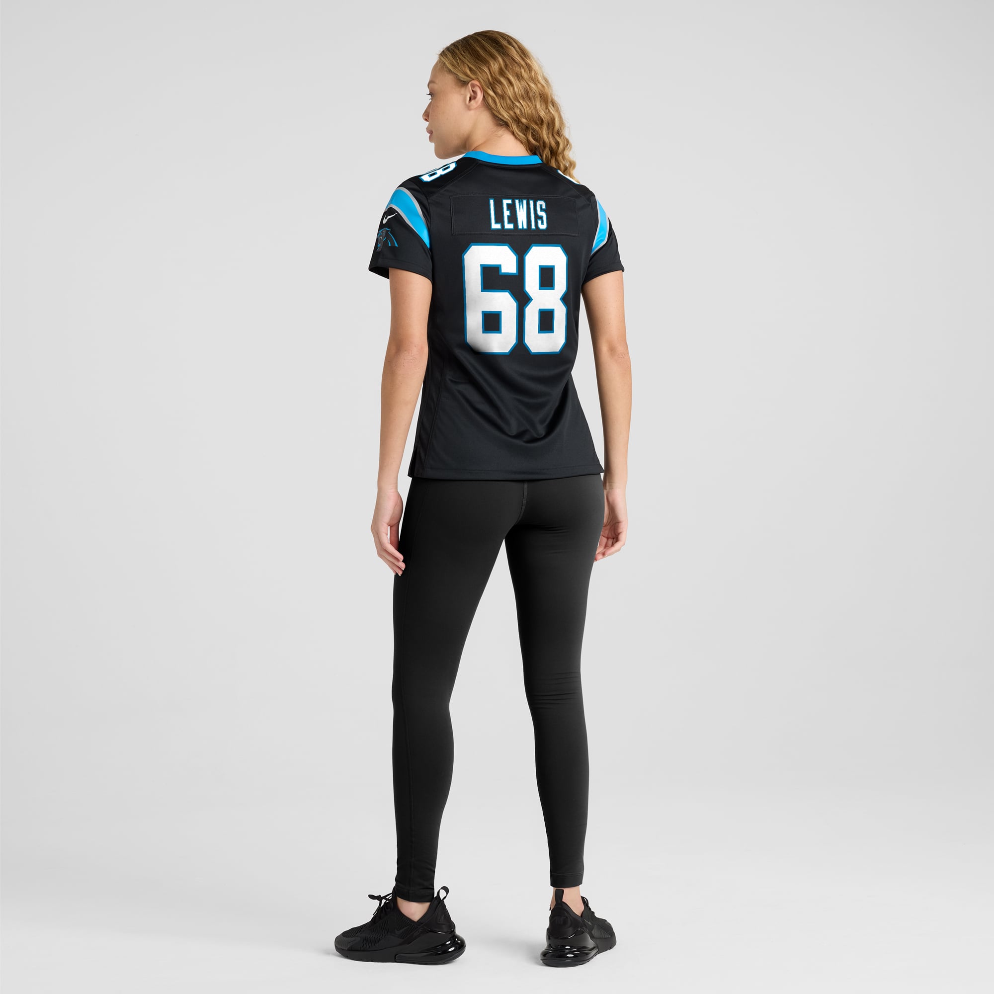 Damien Lewis Carolina Panthers Women's Game Jersey - Black - Image 6