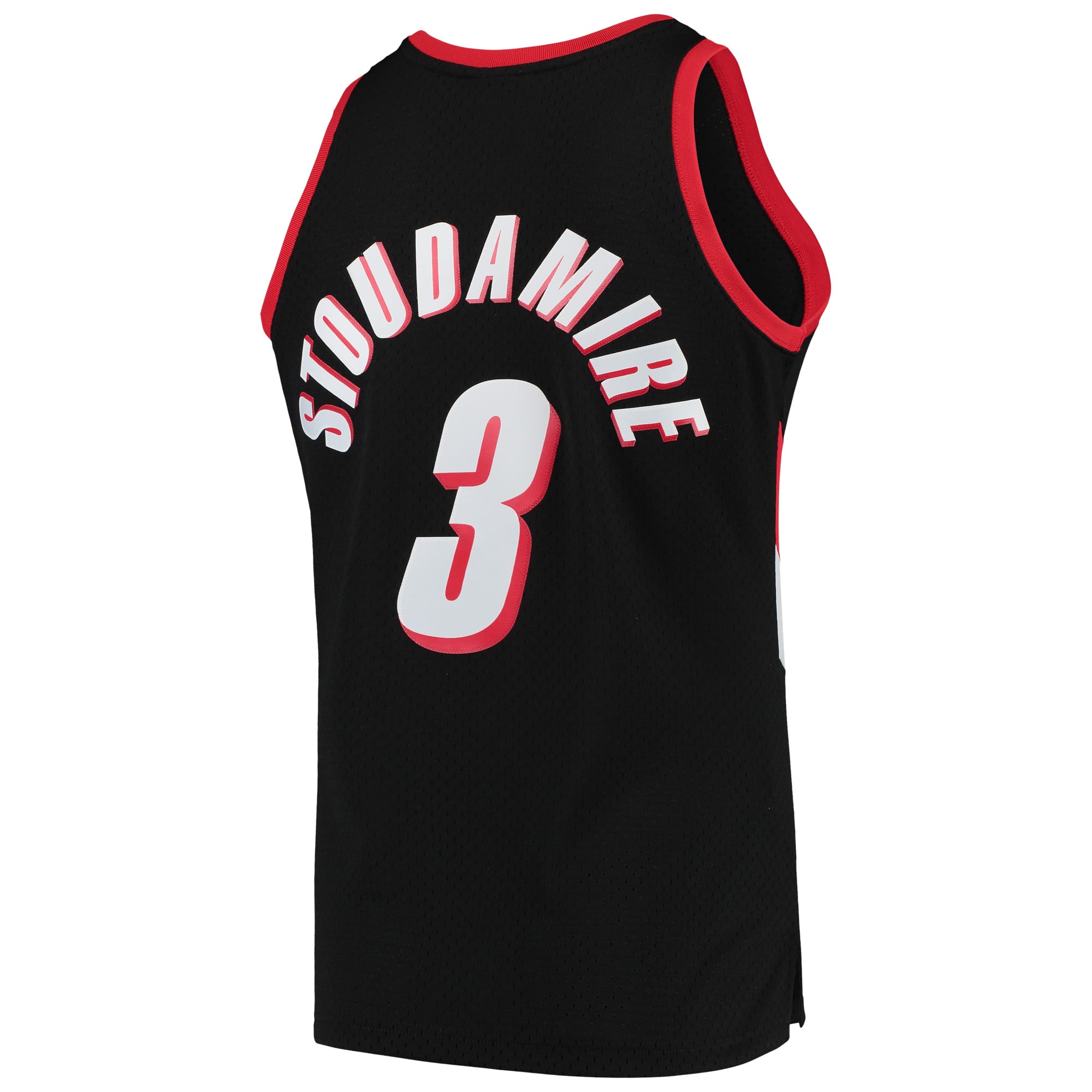 Damon Stoudamire Portland Trail Blazers 1999/00 Hardwood Classics Swingman Jersey - Black - Image 4