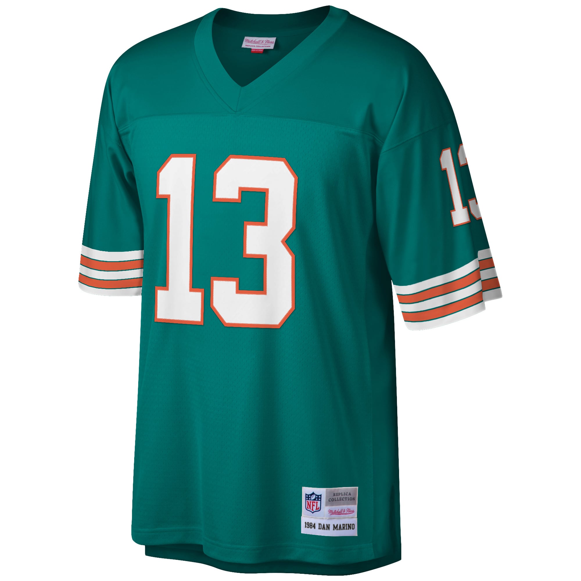 Dan Marino Miami Dolphins Big & Tall 1984 Retired Player Jersey - Aqua - Image 3