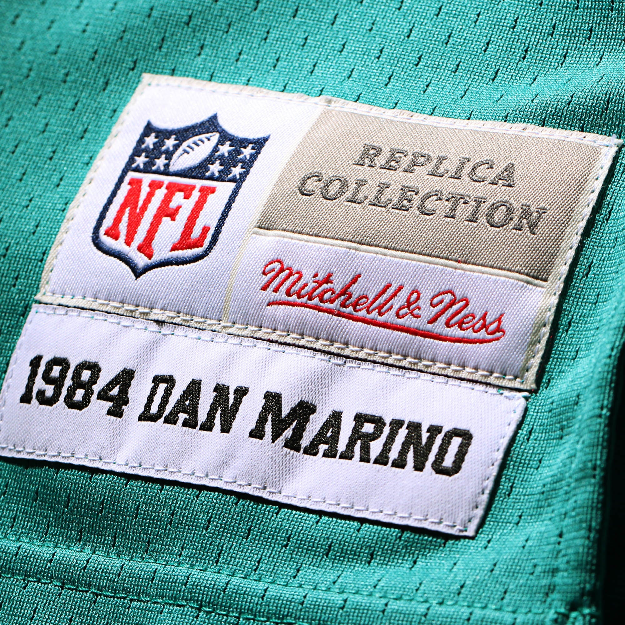 Dan Marino Miami Dolphins Big & Tall 1984 Retired Player Jersey - Aqua - Image 7