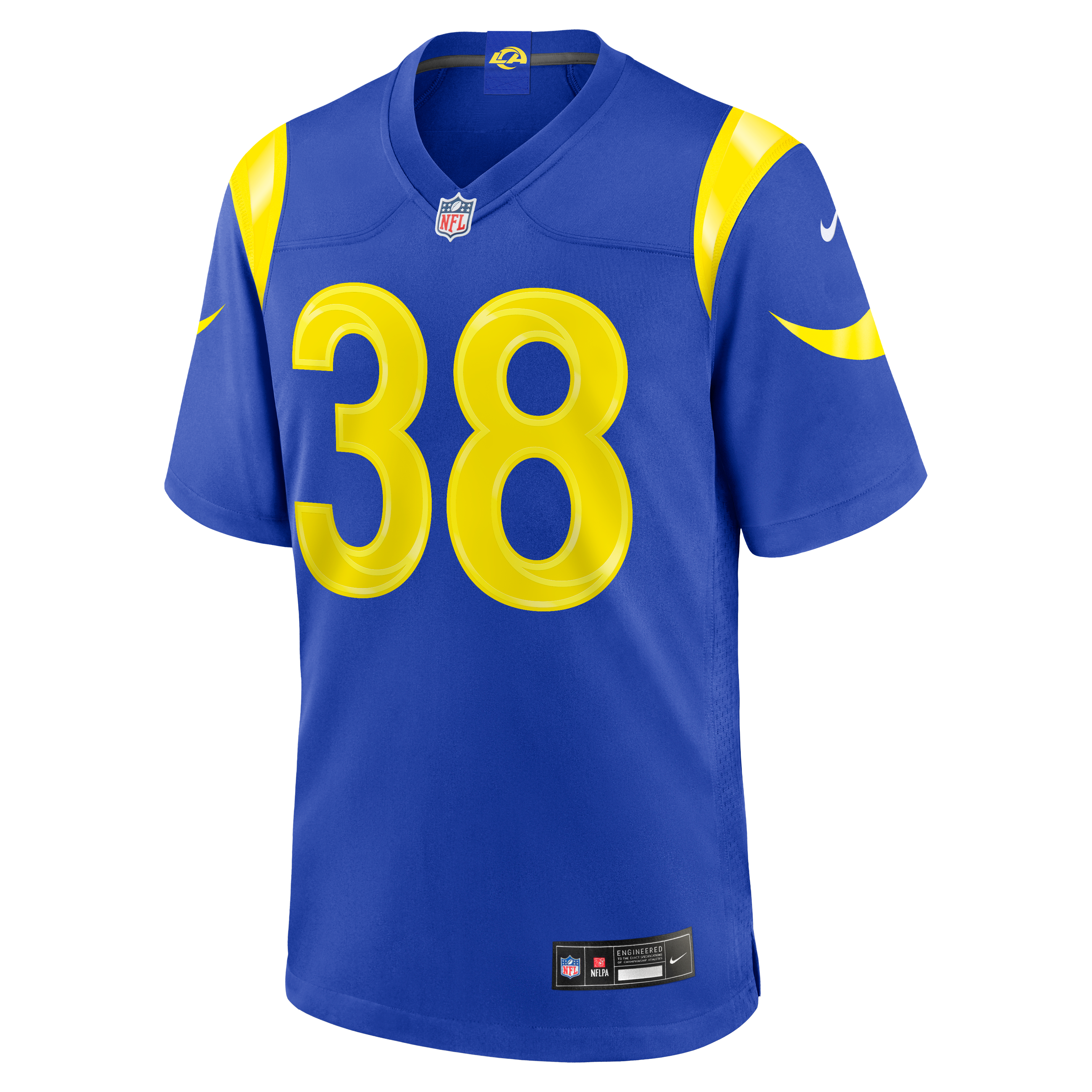Dan Villari Los Angeles Rams Game Jersey - Royal - Image 3