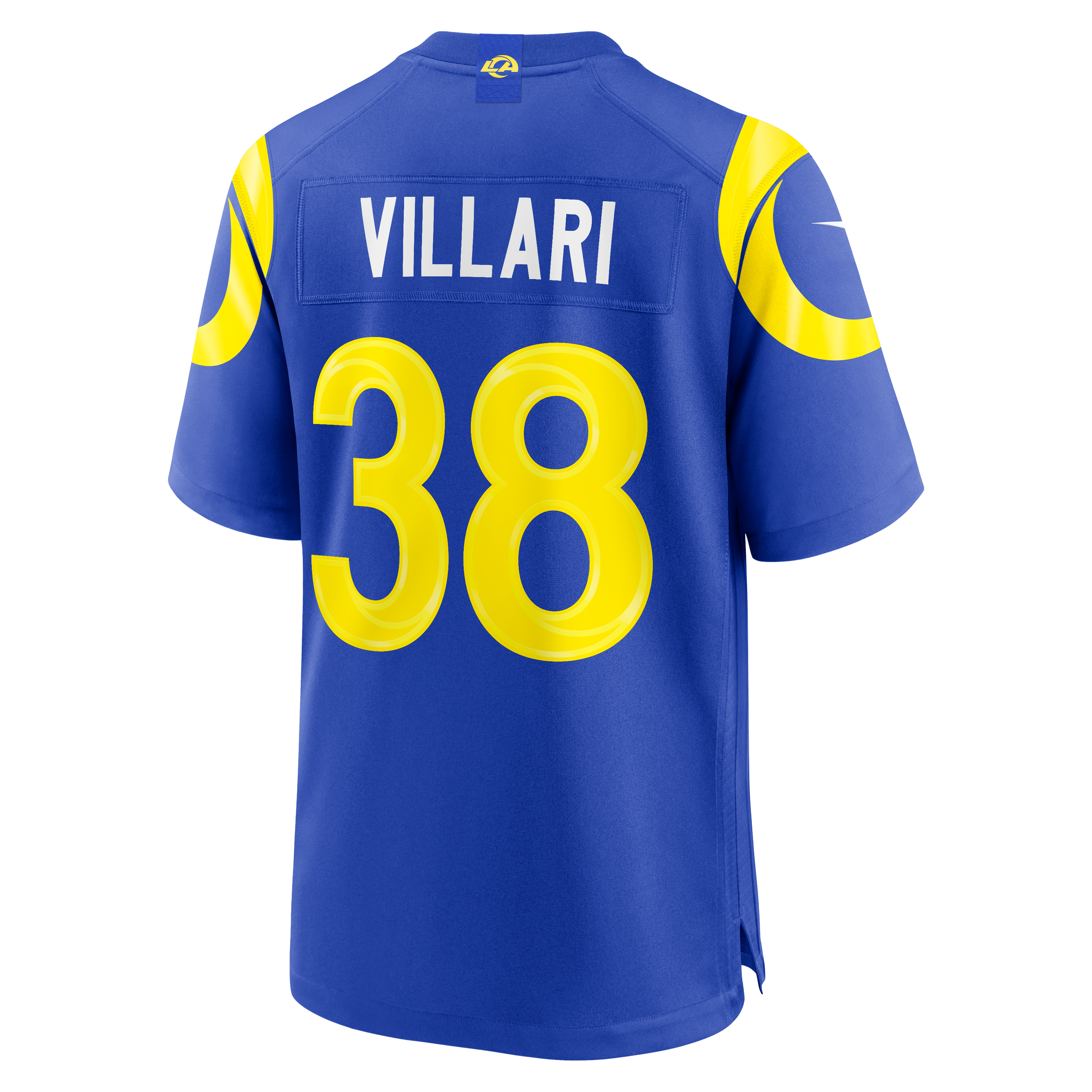 Dan Villari Los Angeles Rams Game Jersey - Royal - Image 4