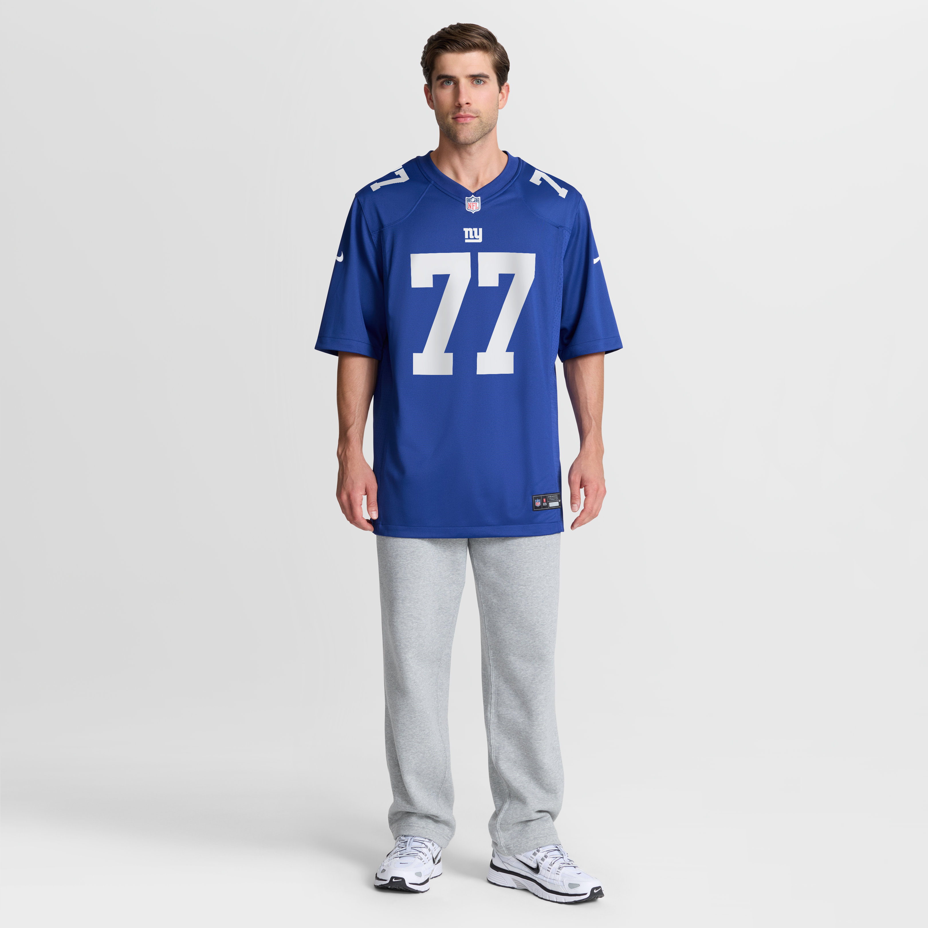 Daniel Faalele New York Giants Team Game Jersey - Royal - Image 3
