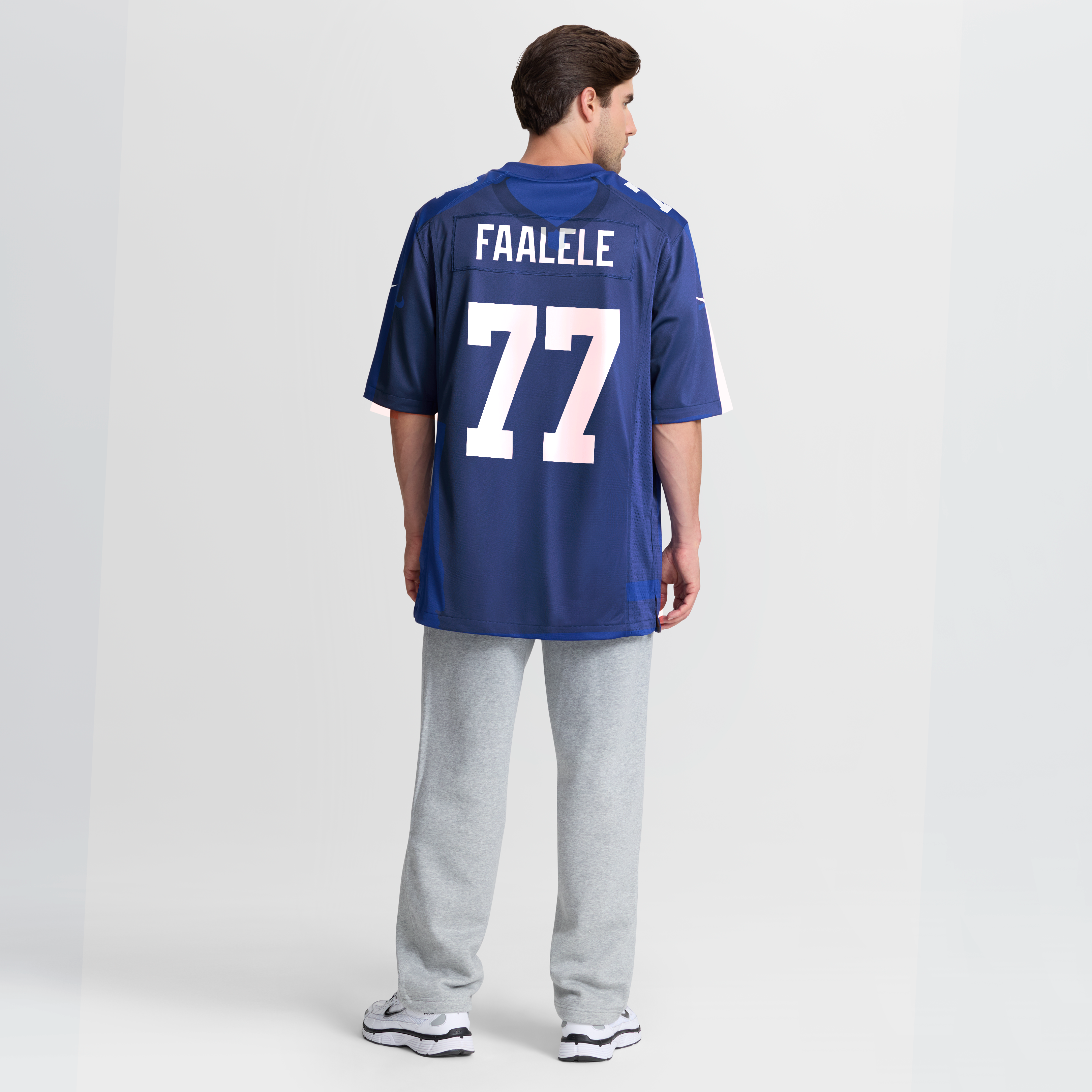 Daniel Faalele New York Giants Team Game Jersey - Royal - Image 4