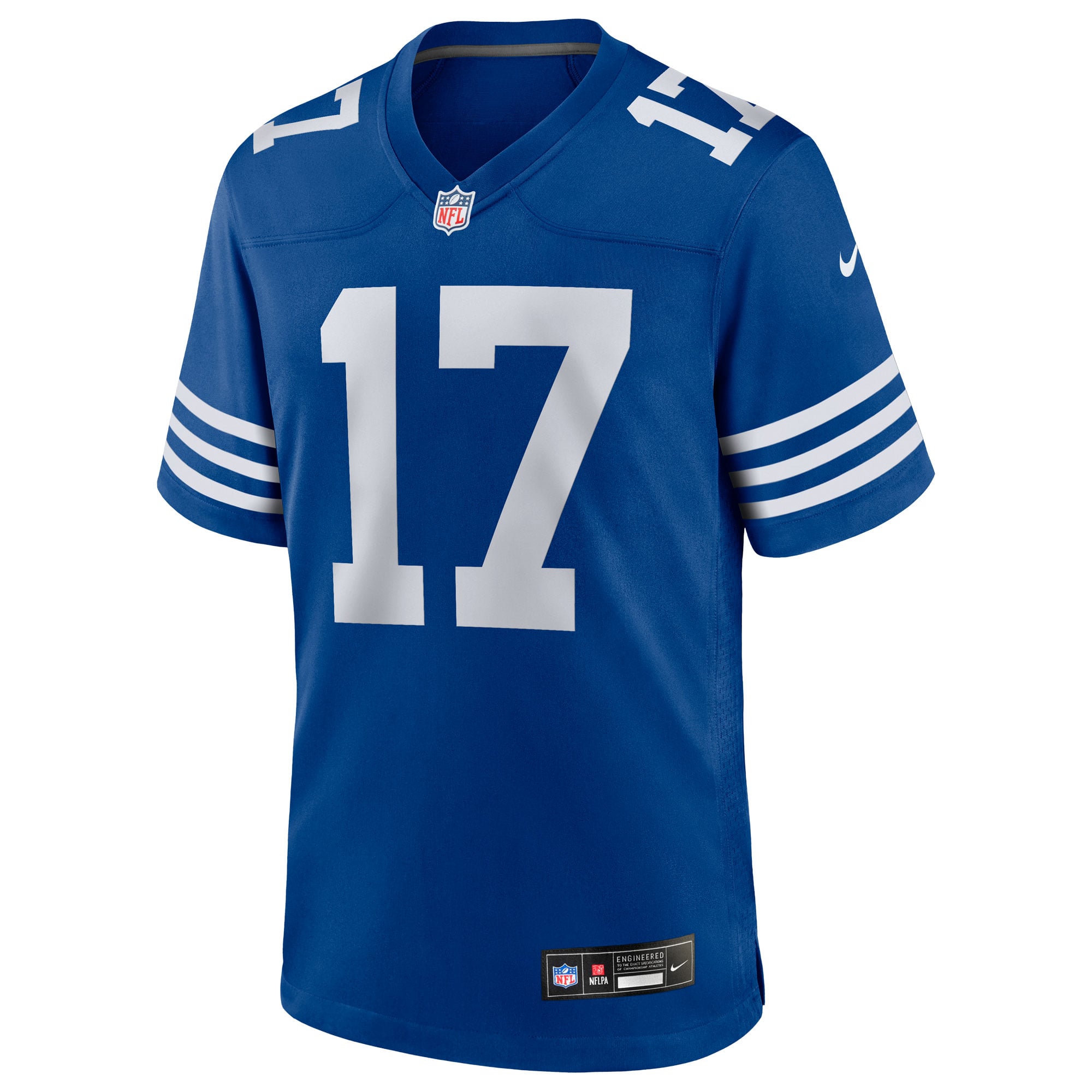 Daniel Jones Indianapolis Colts Alternate 2 Indiana Nights Game Jersey - Heather Royal - Royal - Image 3
