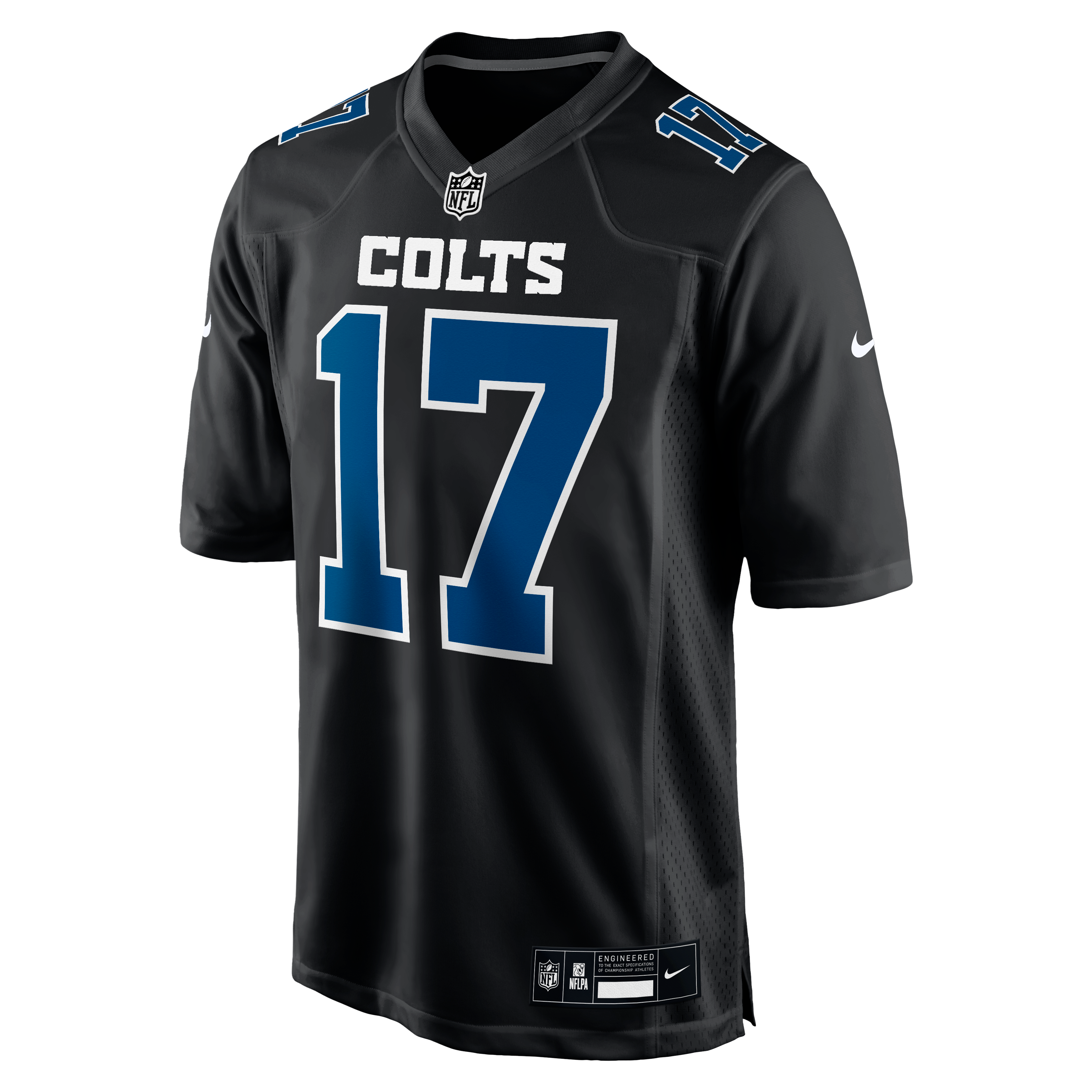 Daniel Jones Indianapolis Colts Fashion Game Jersey - Carbon Black - Black - Image 3