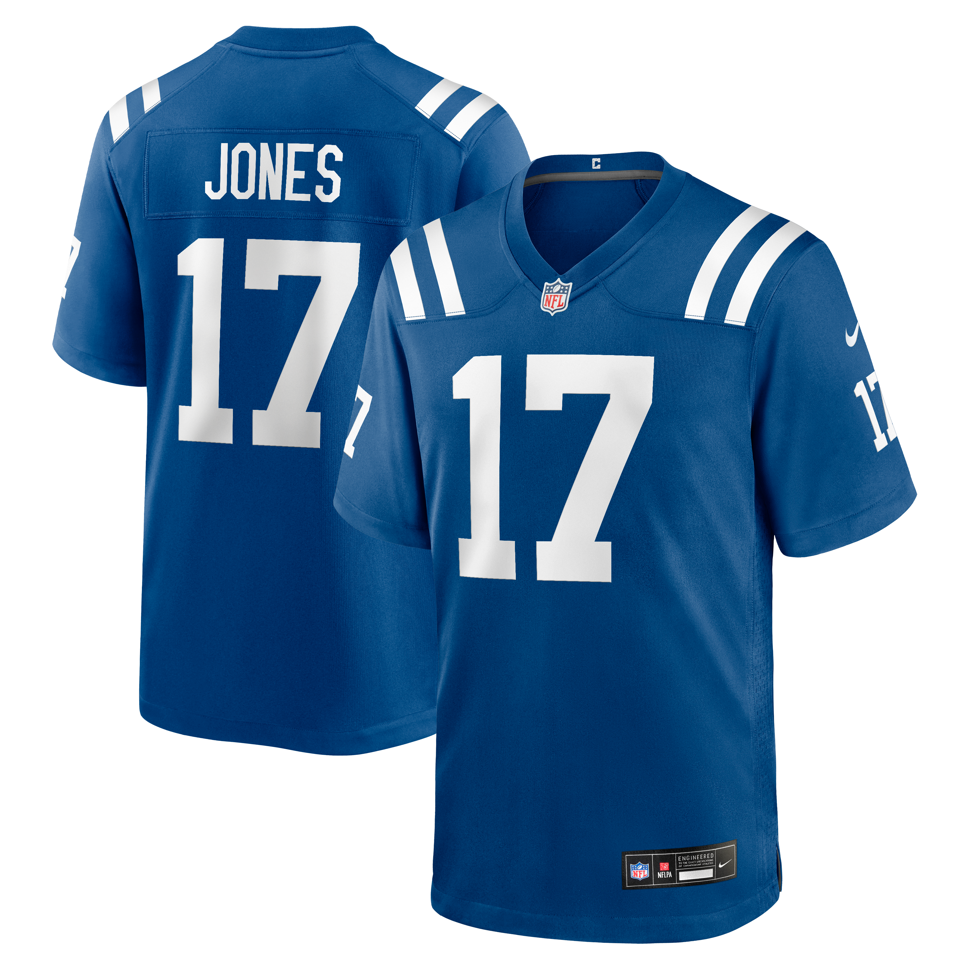 Daniel Jones Indianapolis Colts Team Game Jersey - Royal - Royal - Image 2