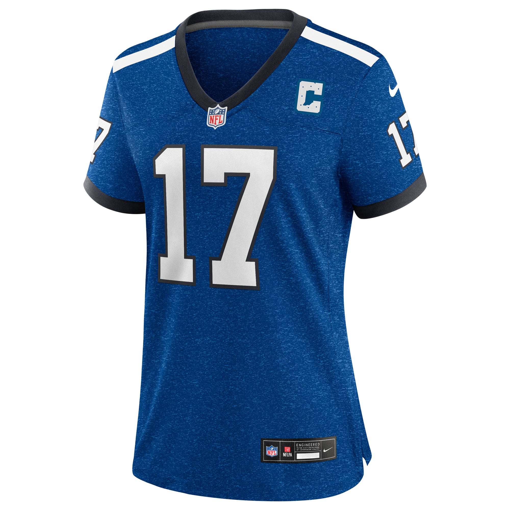 Daniel Jones Indianapolis Colts Women's Team Game Jersey - Royal - Heather Royal - Image 3