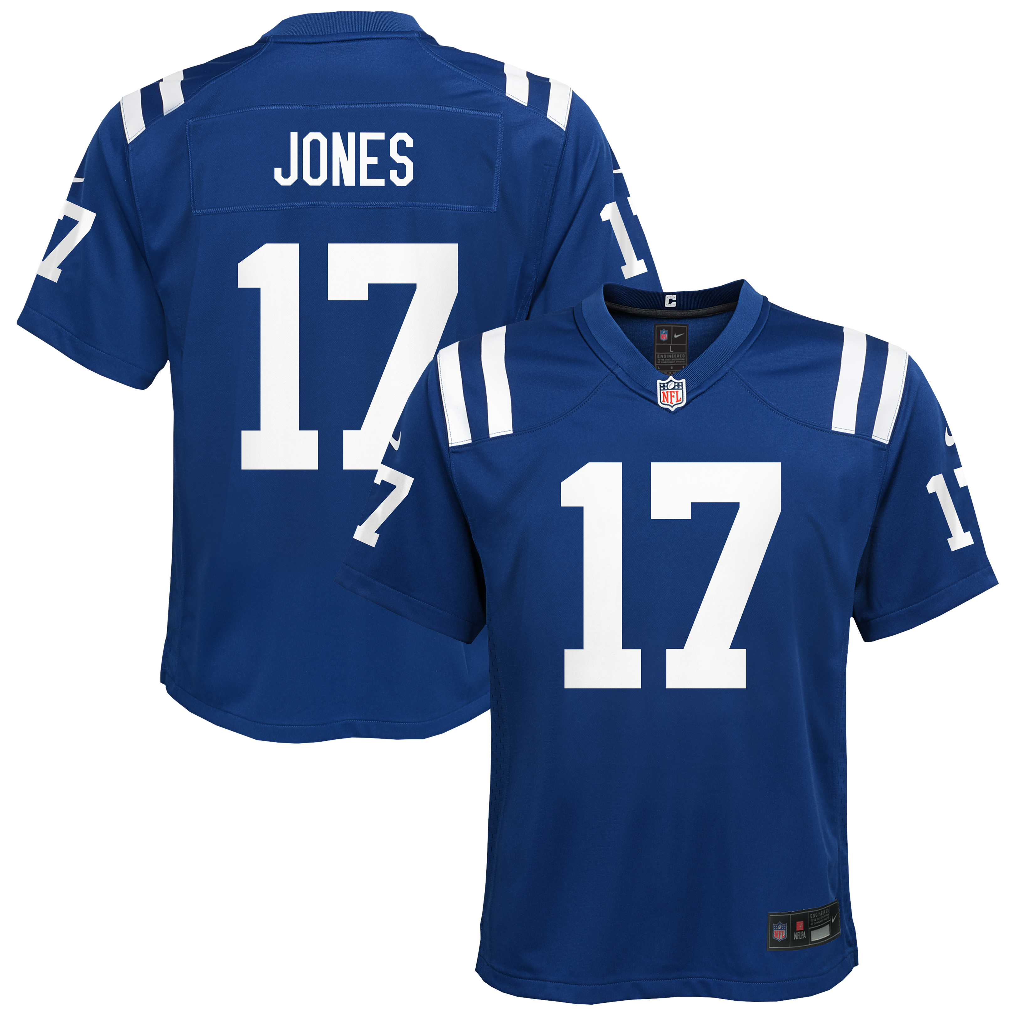Daniel Jones Indianapolis Colts Youth Alternate 2 Game Jersey - Royal - Image 2