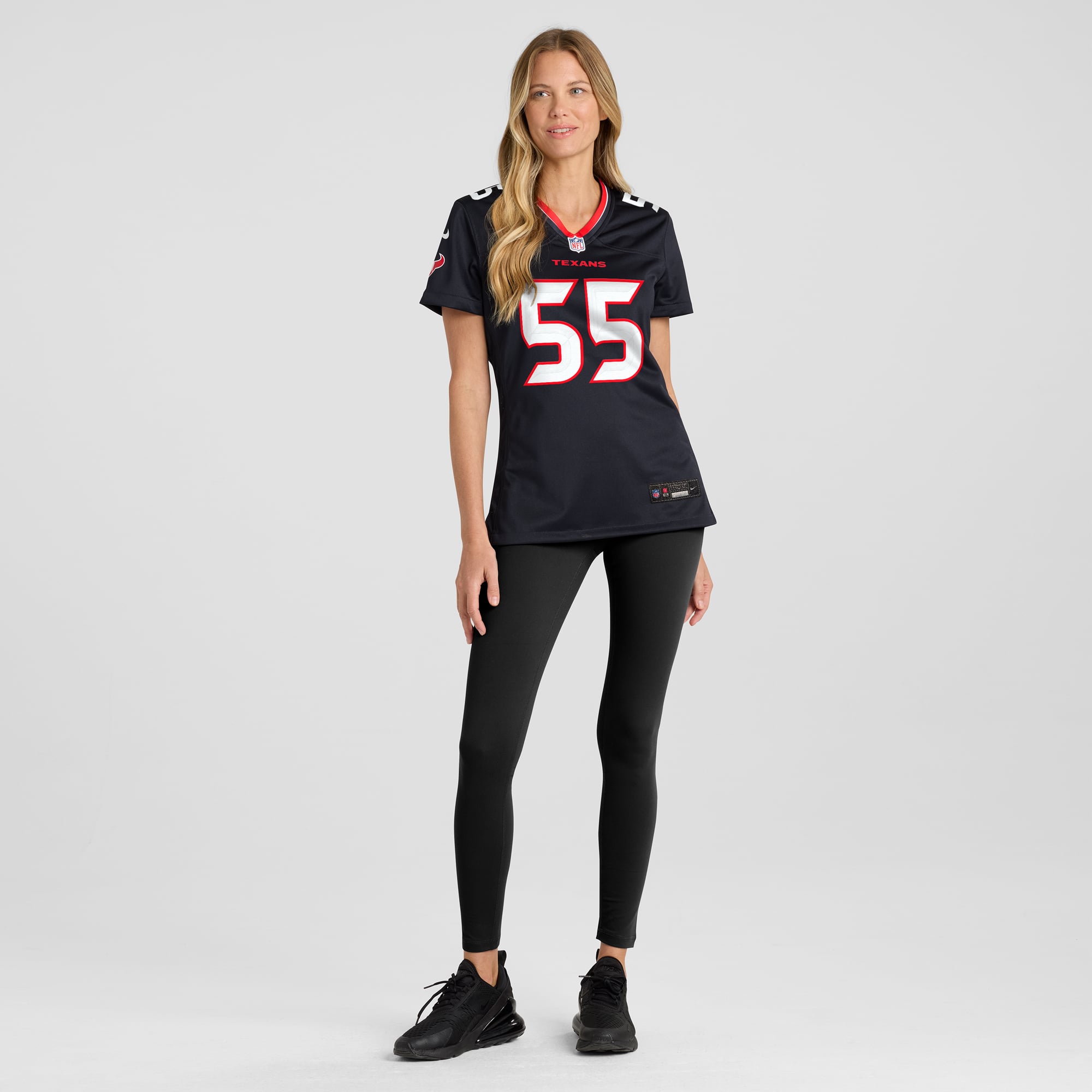 Danielle Hunter Houston Texans Women's Team Game Jersey - Navy - Image 5