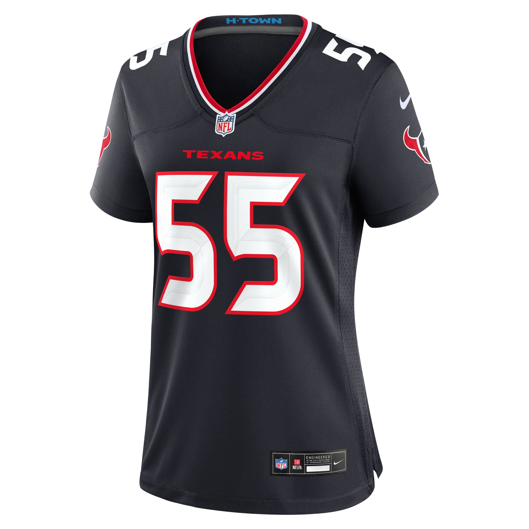 Danielle Hunter Houston Texans Women's Team Game Jersey - Navy - Image 3