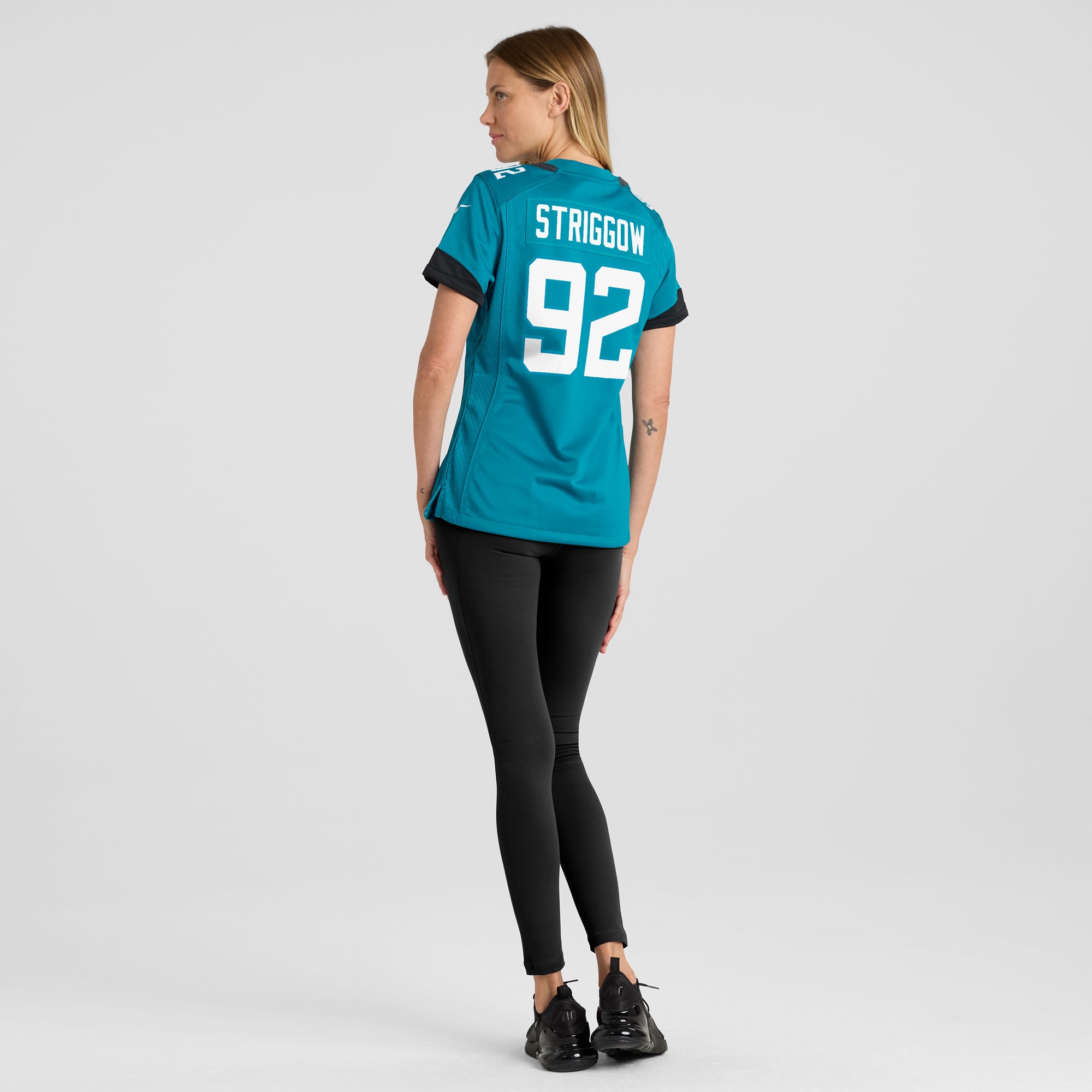 Danny Striggow Jacksonville Jaguars Women's Team Game Jersey - Teal - Image 6