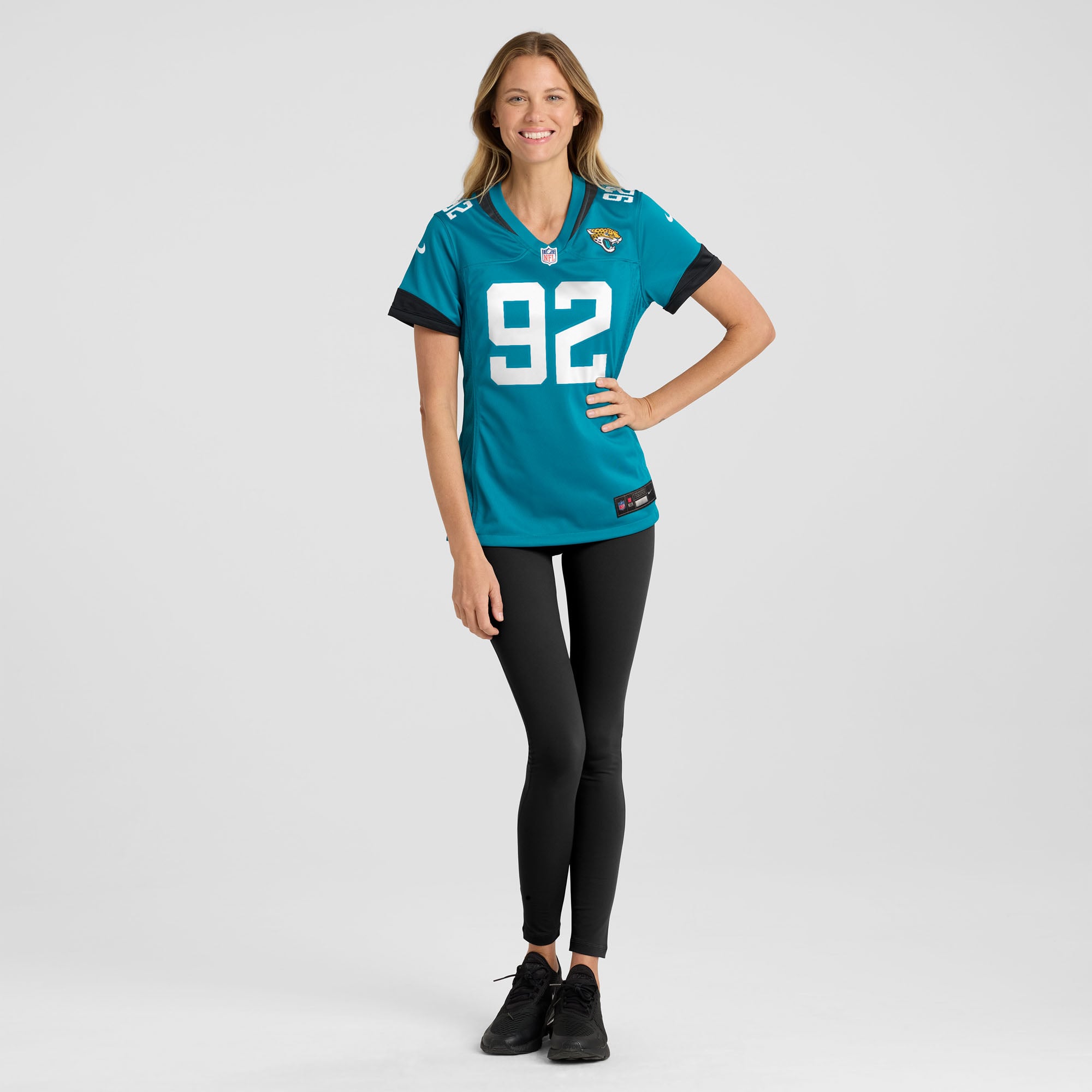 Danny Striggow Jacksonville Jaguars Women's Team Game Jersey - Teal - Image 5