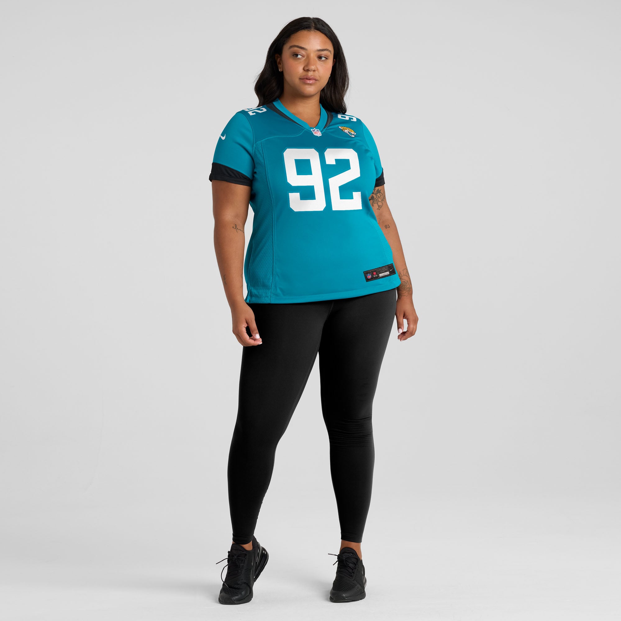 Danny Striggow Jacksonville Jaguars Women's Team Game Jersey - Teal - Image 7