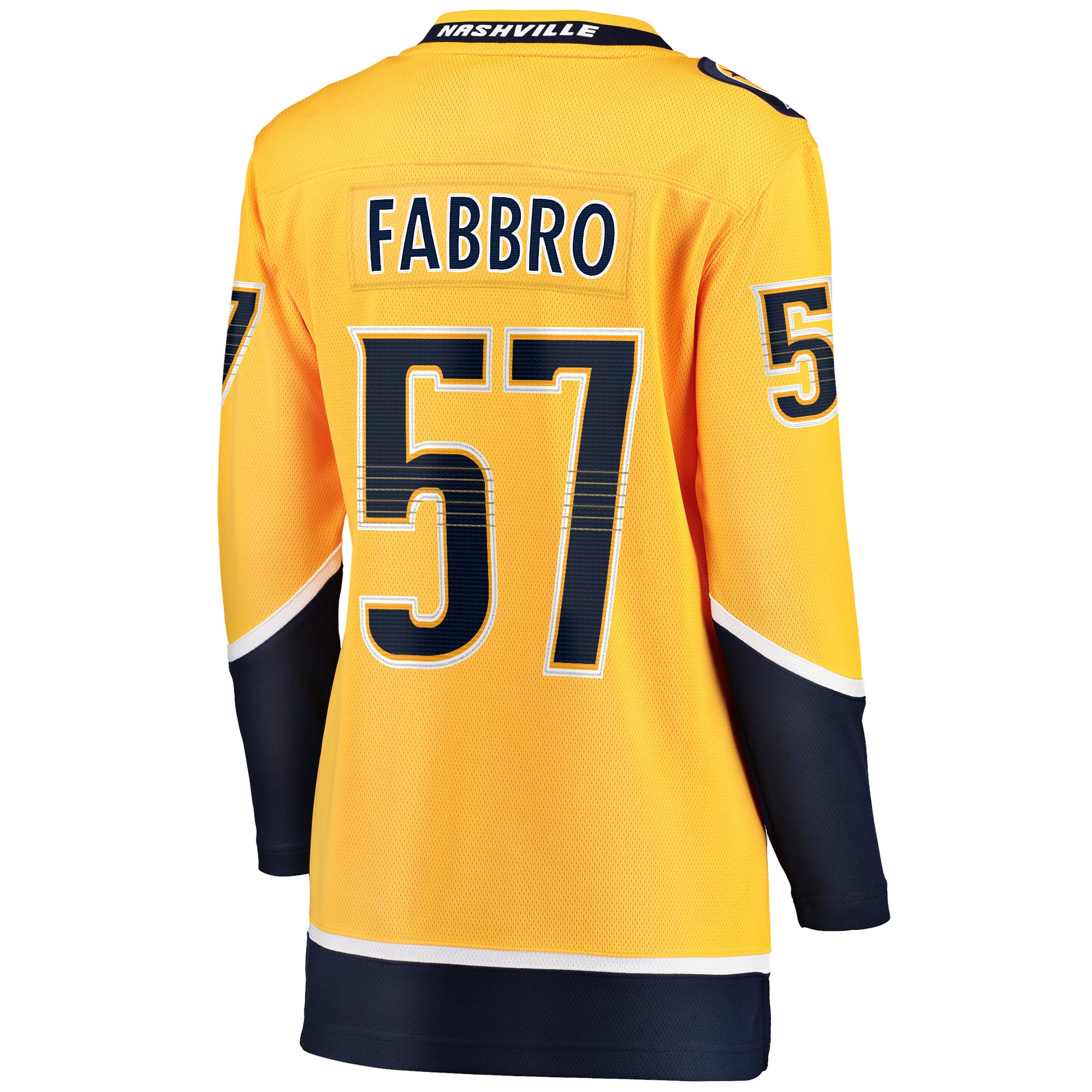 Dante Fabbro Nashville Predators Women's Home Breakaway Player Jersey - Gold - Image 4