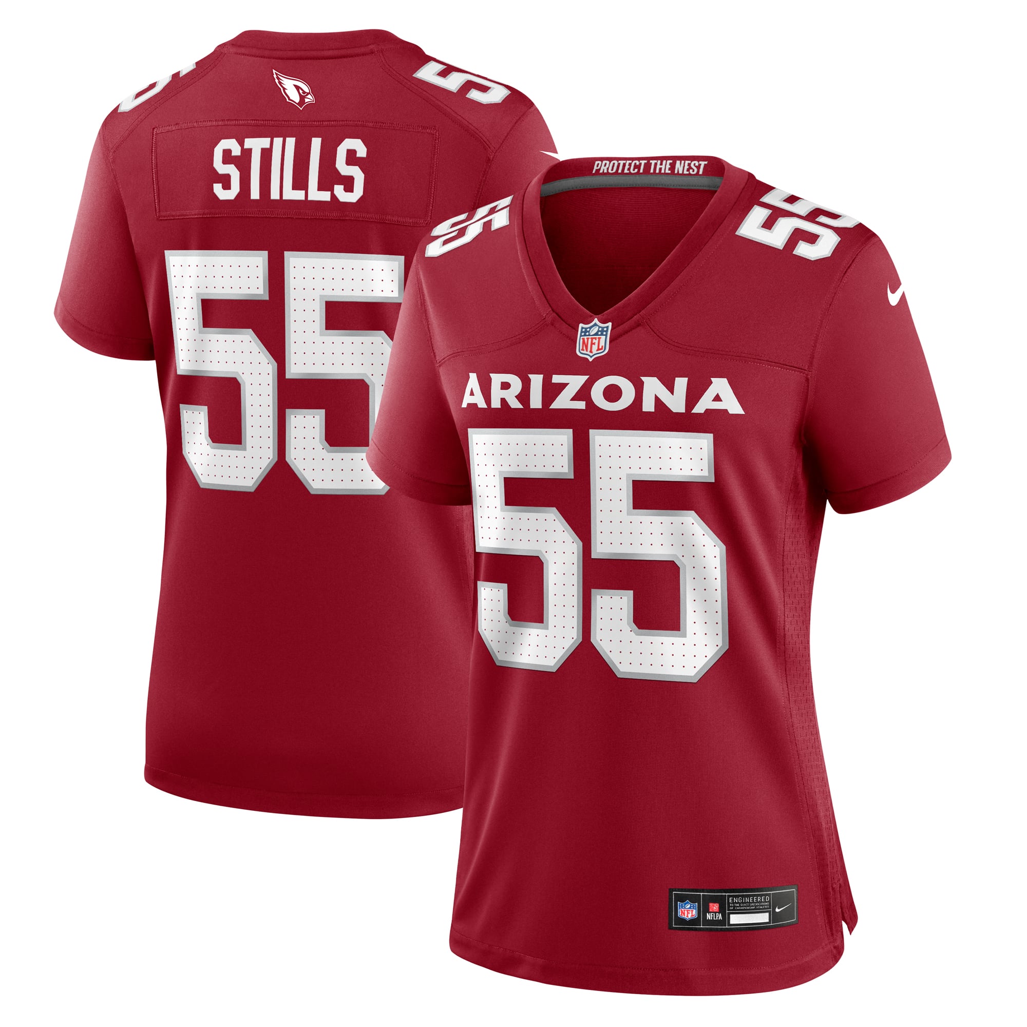 Dante Stills Arizona Cardinals Women's Game Jersey - Cardinal - Image 2