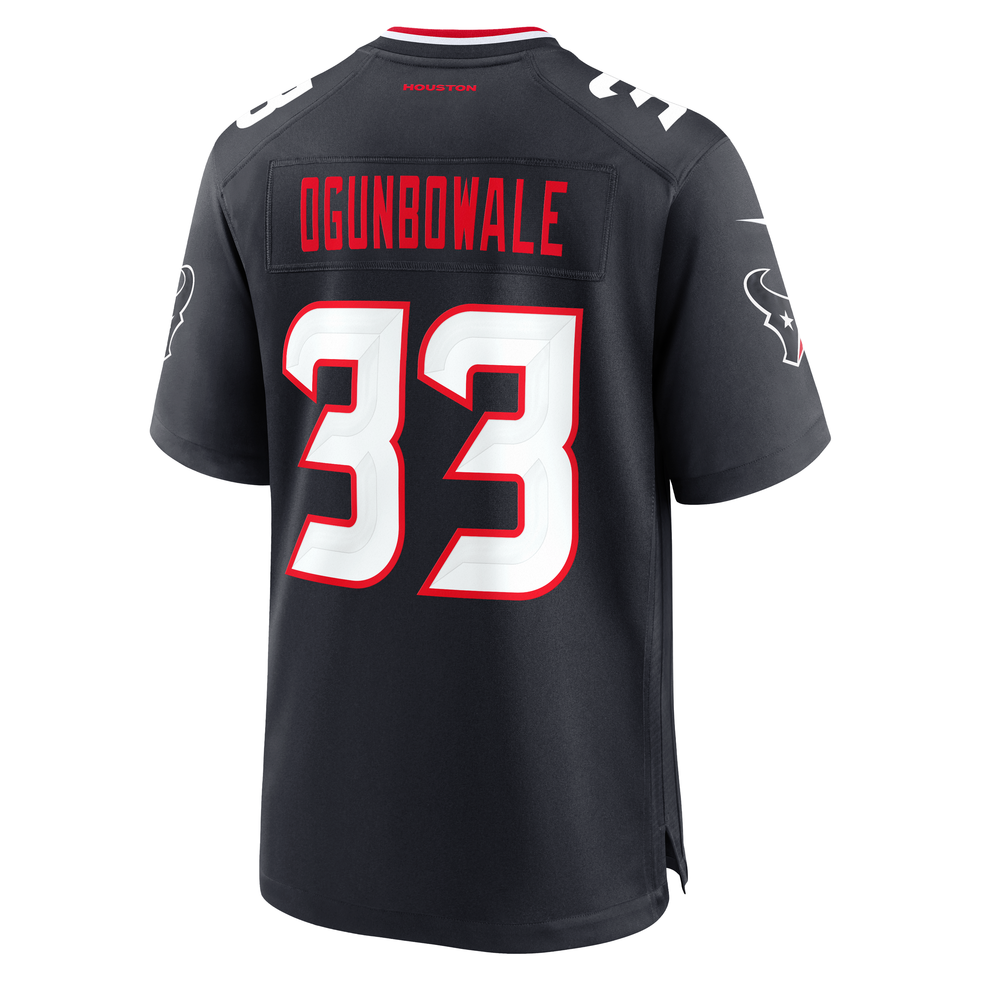 Dare Ogunbowale Houston Texans Team Game Jersey - Navy - Image 4