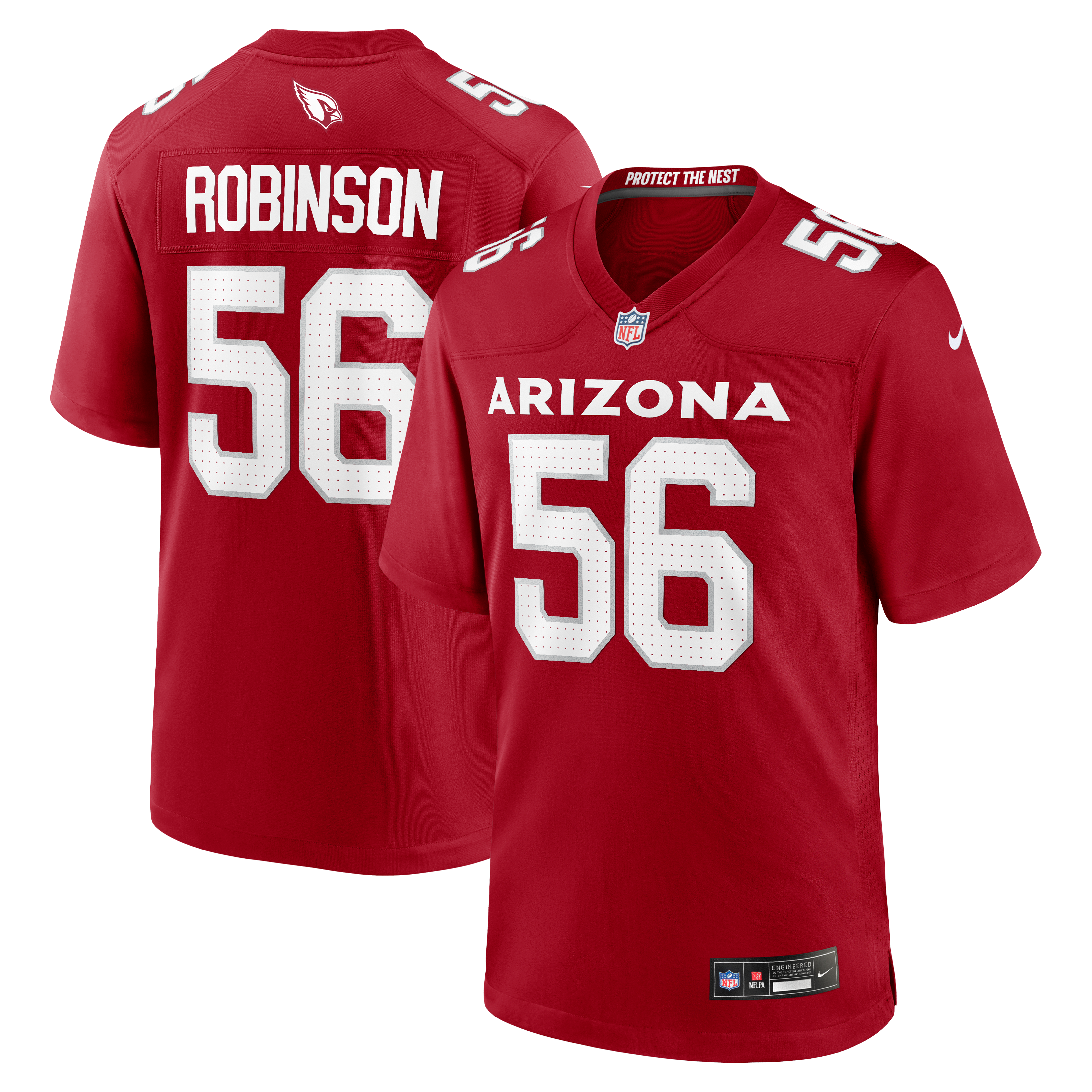 Darius Robinson Arizona Cardinals Team Game Jersey - Cardinal