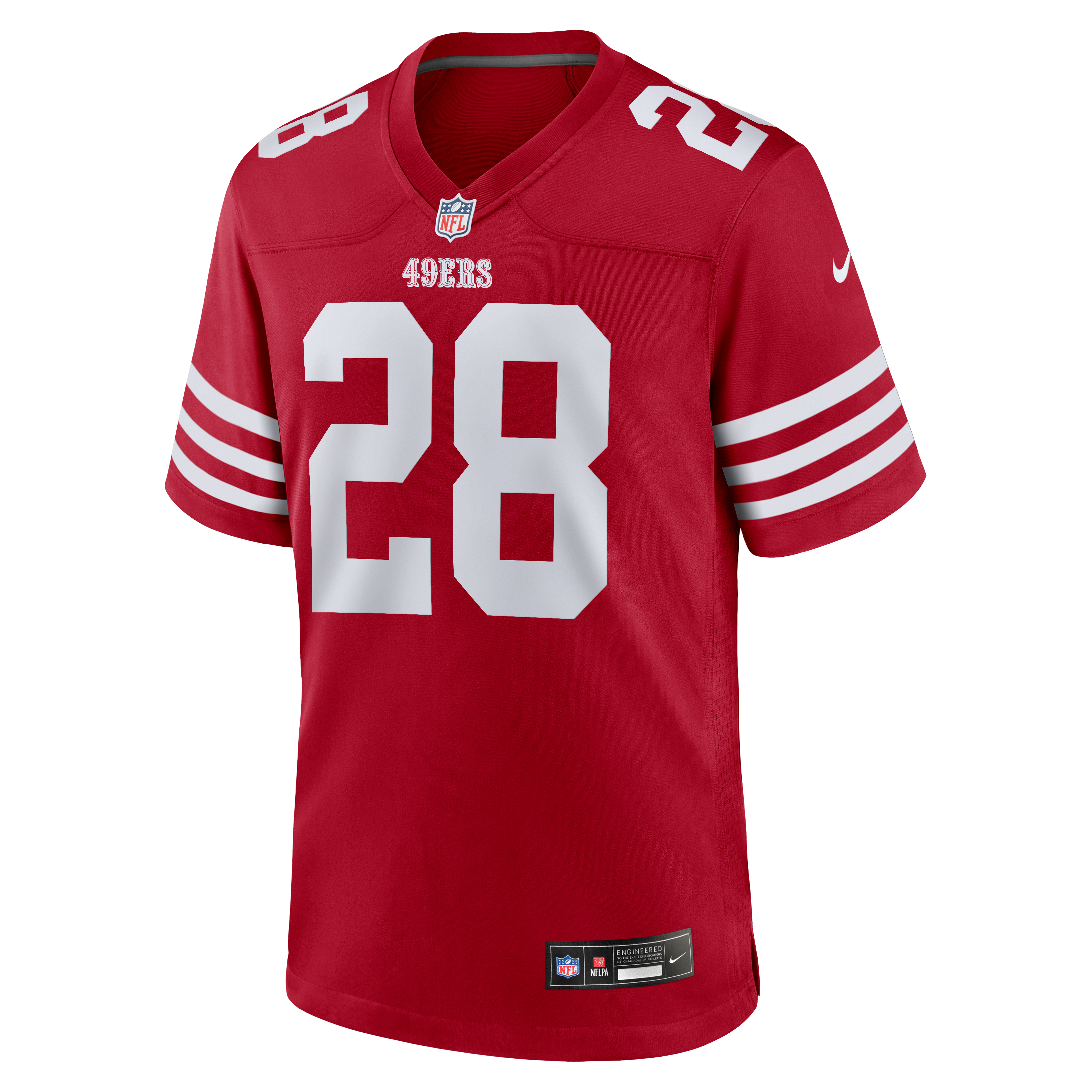 Darrell Luter Jr. San Francisco 49ers Game Jersey - Scarlet - Image 3