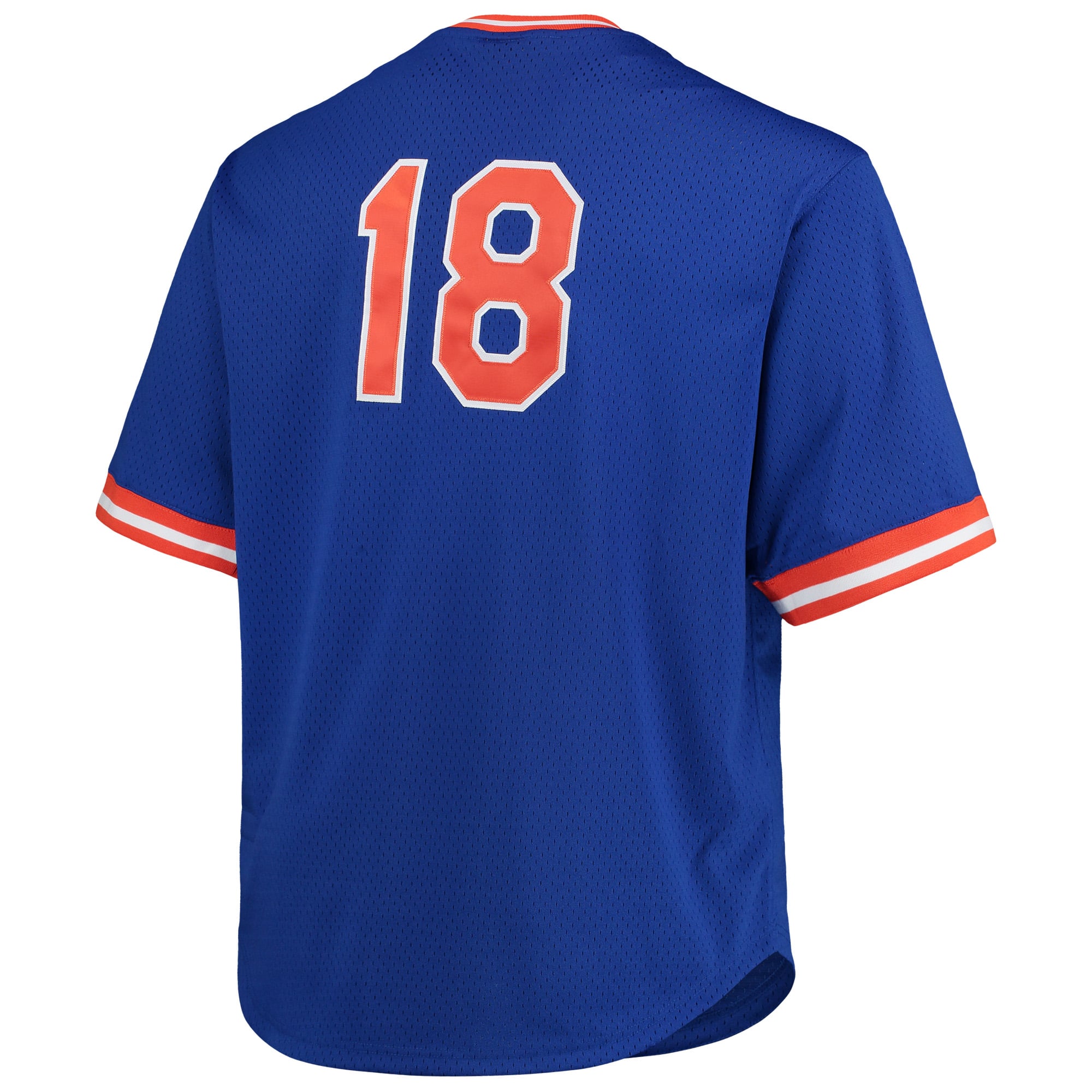 Darryl Strawberry New York Mets Big & Tall Cooperstown Collection Mesh Batting Practice Jersey - Royal - Image 4