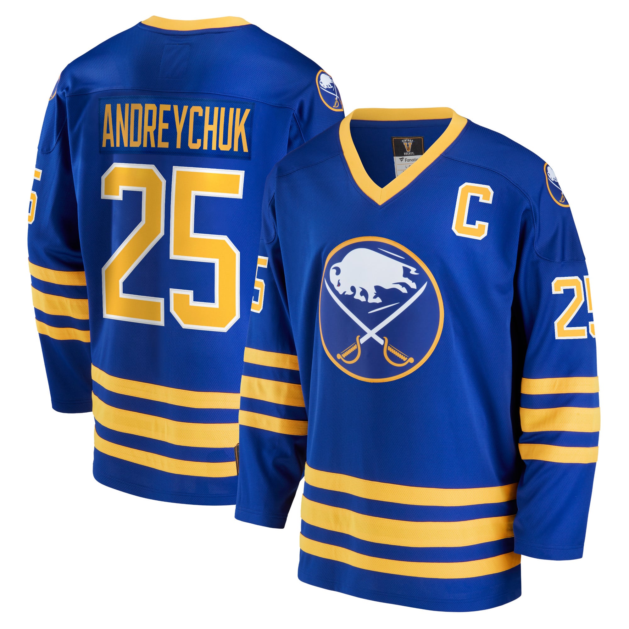 Dave Andreychuk Buffalo Sabres Breakaway Retired Player Jersey - Royal - Image 2
