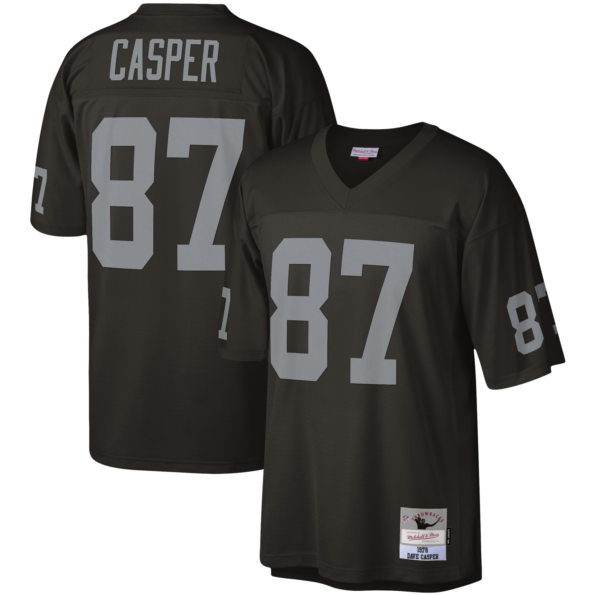 Dave Casper Las Vegas Raiders Legacy Jersey - Black - Image 2