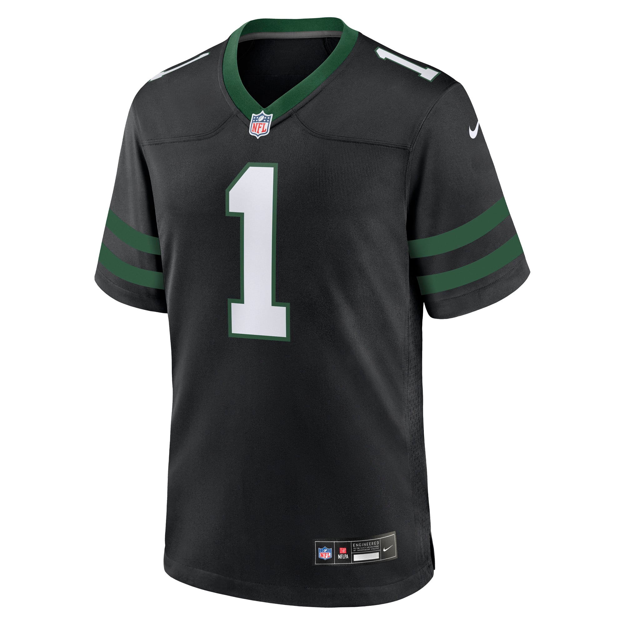David Bailey New York Jets 2026 Draft First Round Pick No. 2 Team Game Jersey - Legacy Green - Black - Image 3