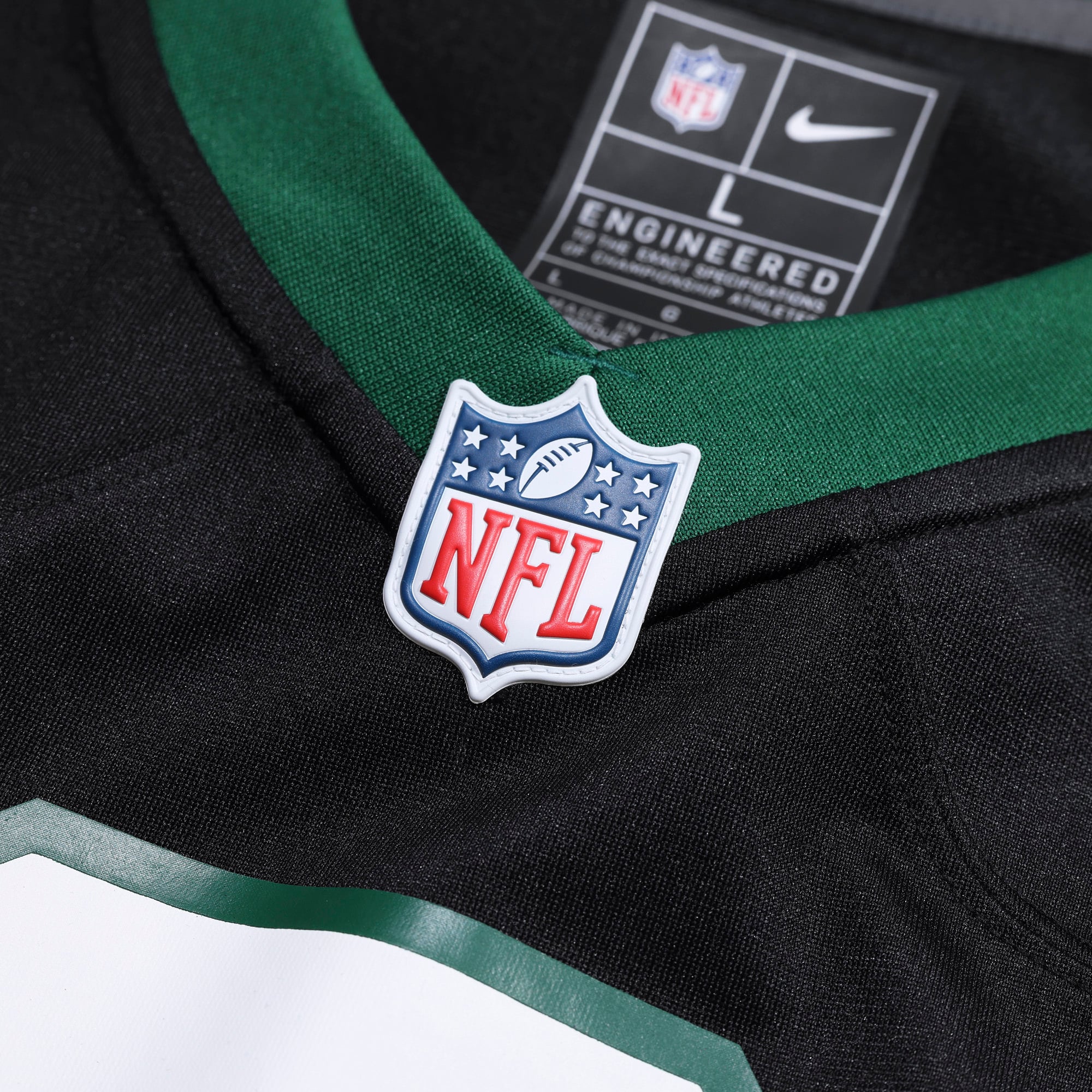 David Bailey New York Jets 2026 Draft First Round Pick No. 2 Team Game Jersey - Legacy Green - Black - Image 5