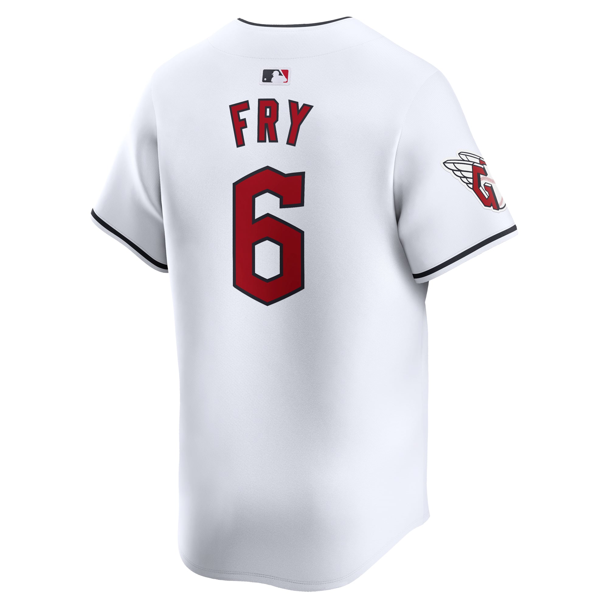David Fry Cleveland Guardians Home Limited Player Jersey - White - Image 4